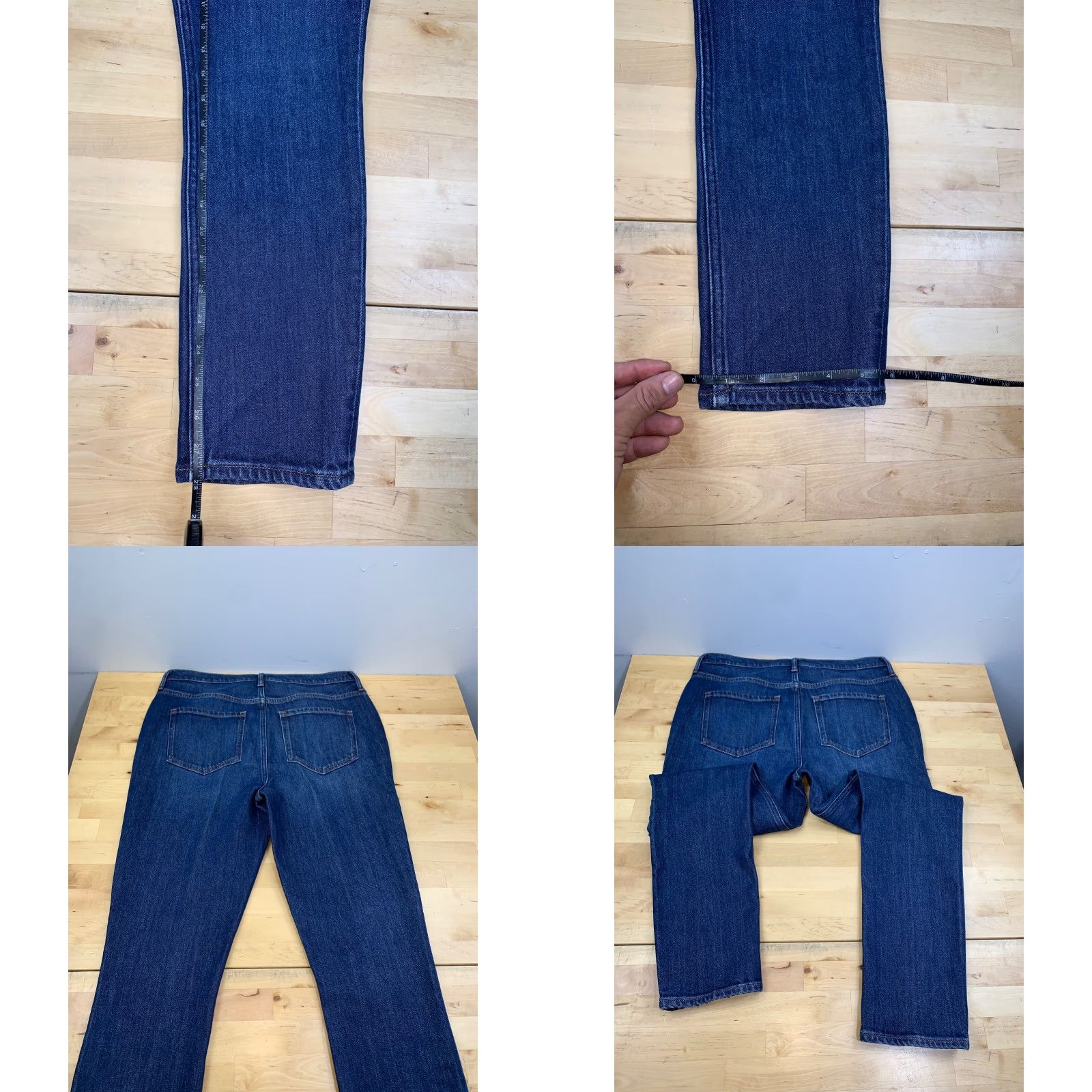 Outerknown Outknown Ambassador Slim Fit Denim Jeans Mens 32x28 Indigo Blue Casual Slim Straight 9383 Size US 32 / EU 48 - 8 Thumbnail