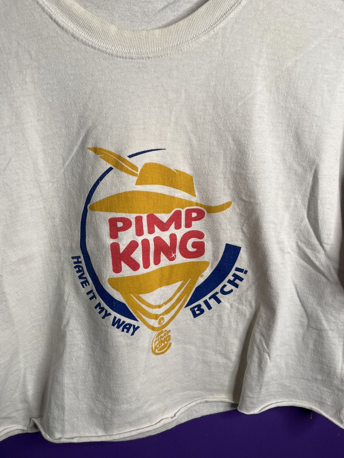 Vintage Vintage 00s Pimp king have it my way crop top Size M / US 6-8 / IT 42-44 - 3 Thumbnail