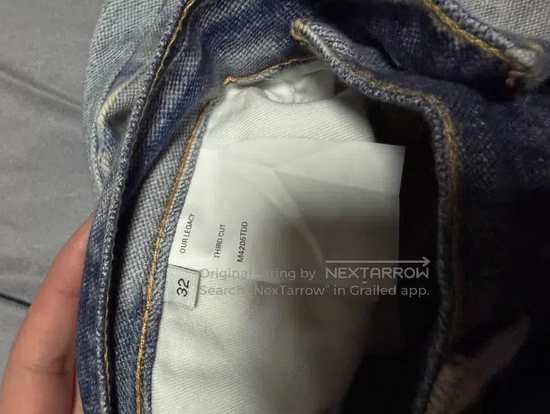 Our Legacy Our Legacy Digital Print Distressed Denim Pants Size US 32 / EU 48 - 4 Thumbnail