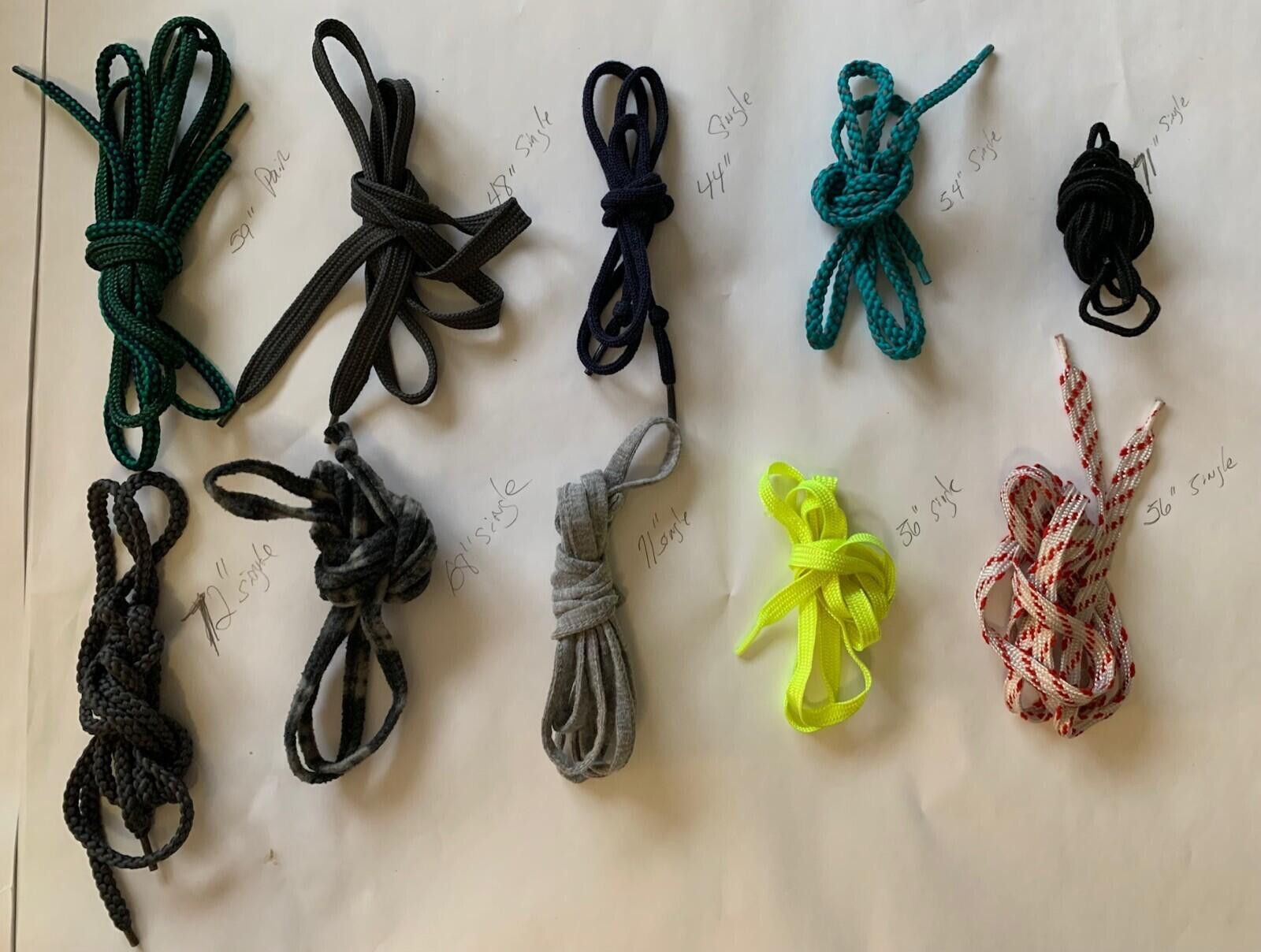 The Unbranded Brand Various Color & Length Shoe and Draw Strings Size ONE SIZE - 1 Preview