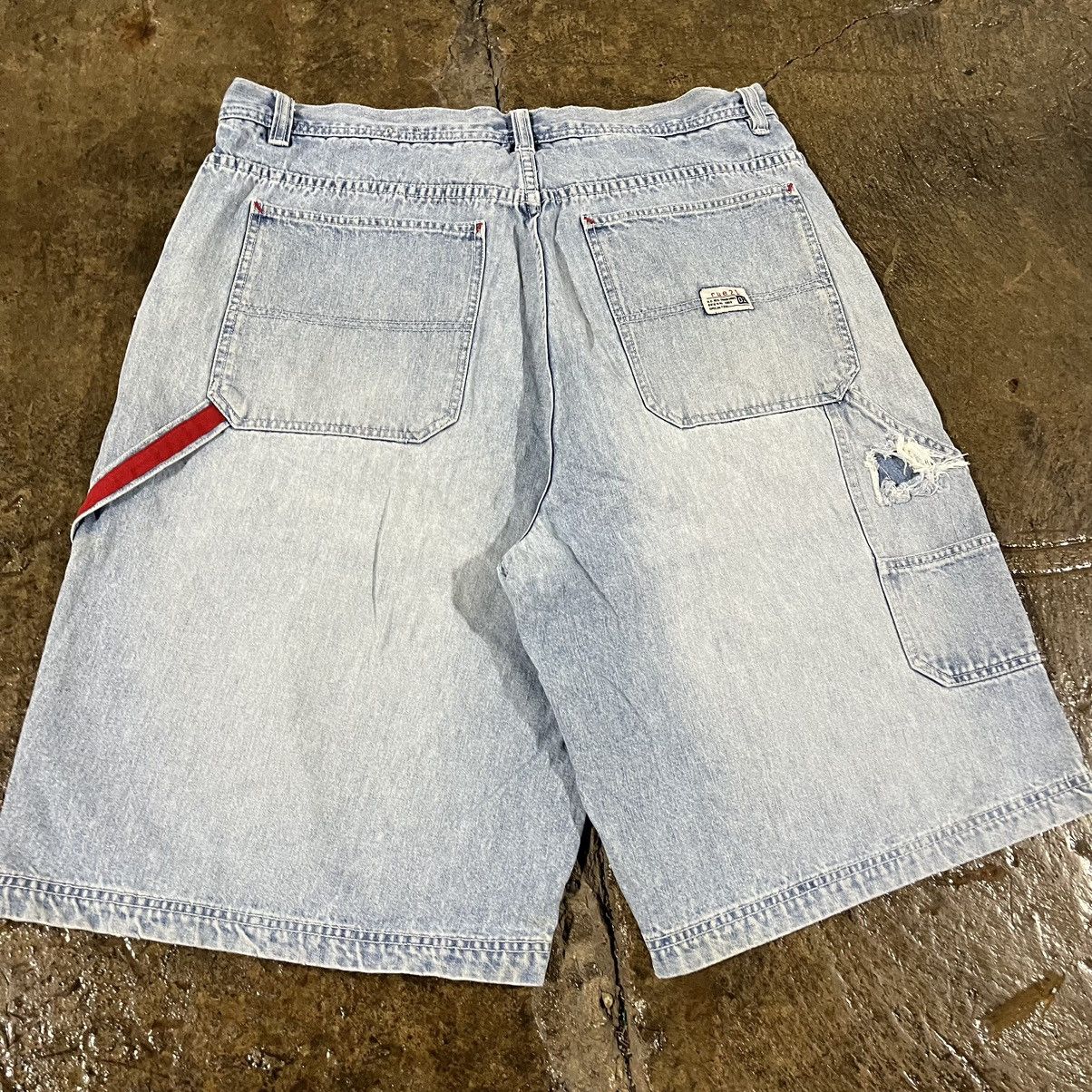 JNCO × Southpole × Vintage Vintage Y2K Baggy Faded Carpenter Jorts JNCO Skater Shorts Size US 38 / EU 54 - 3 Thumbnail