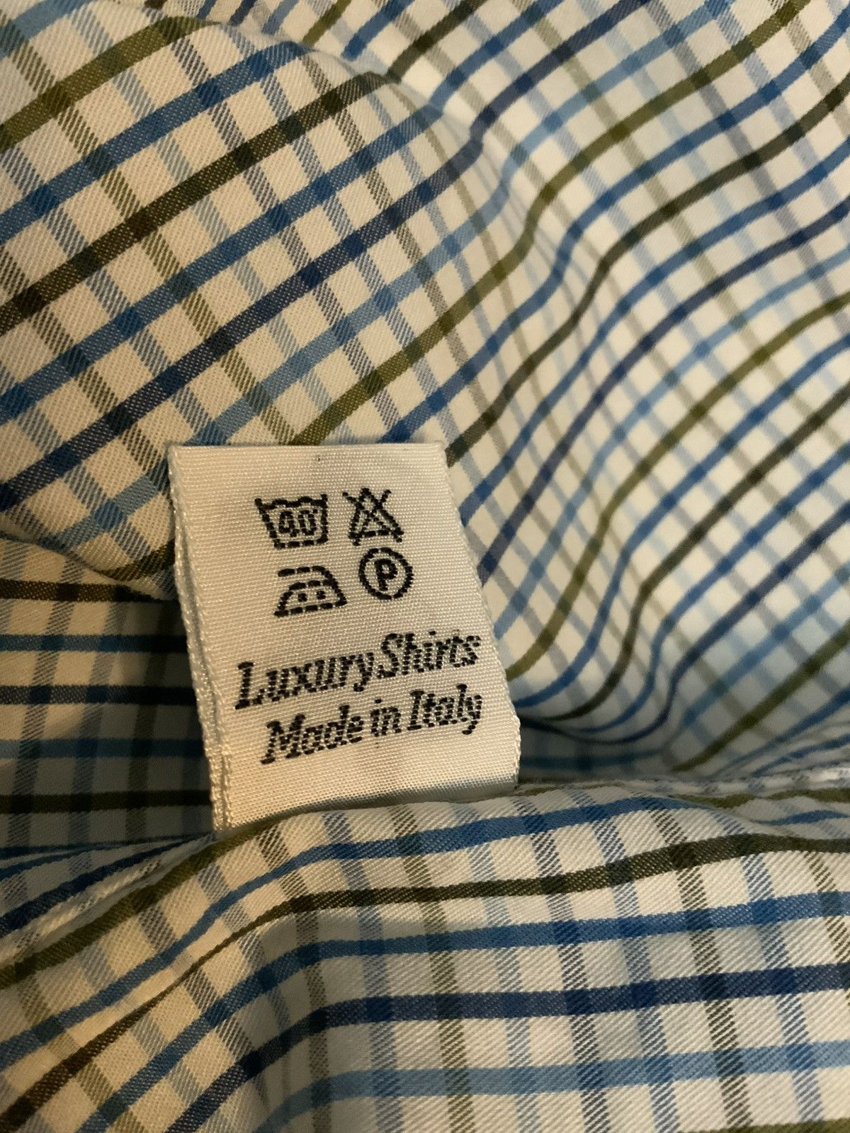 Other Oriali Firenze Made In Italy Check Plaid Dress Button Shirt Size US M / EU 48-50 / 2 - 10 Thumbnail