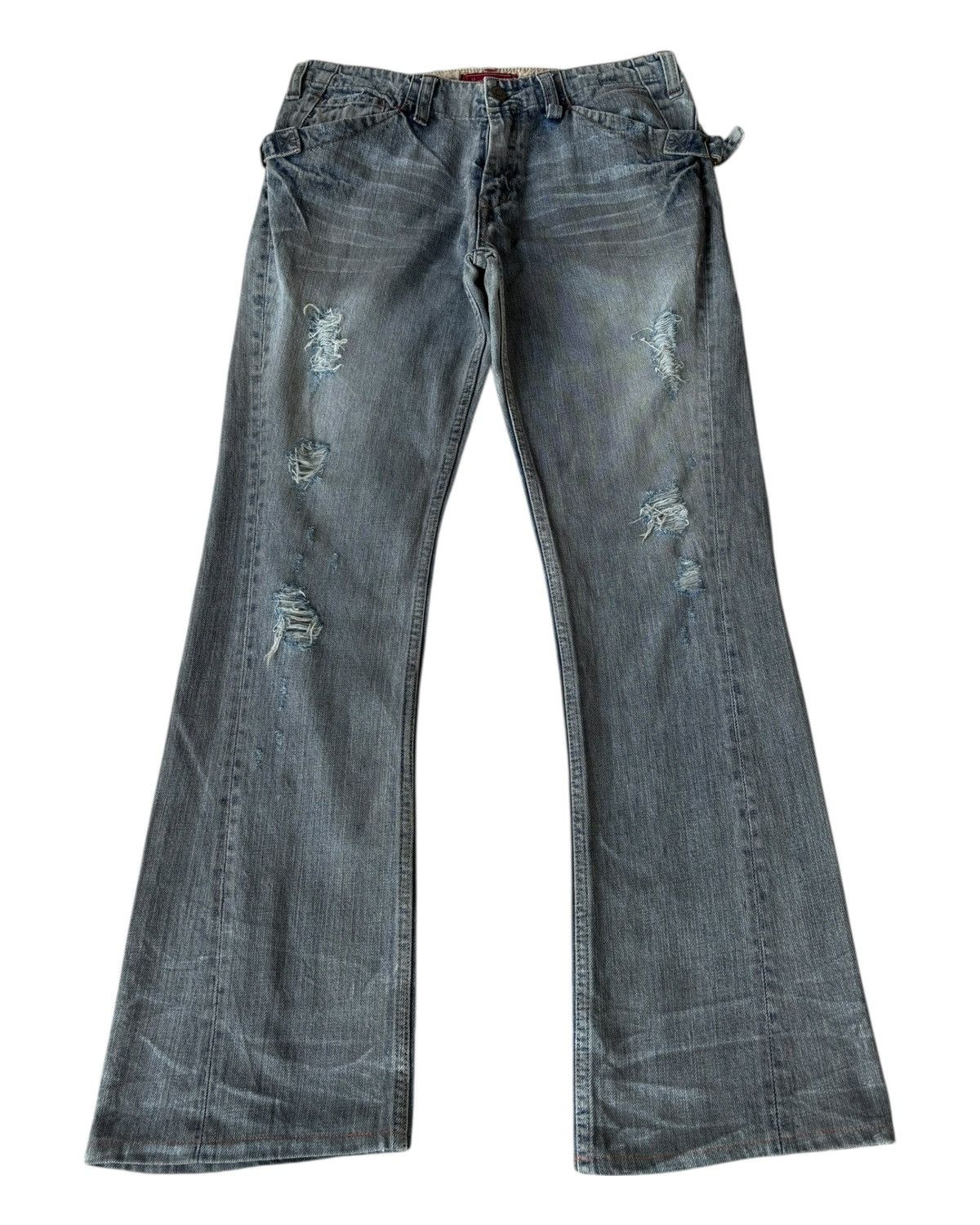 Kapital FLARE JEANS SWEET CAMEL MUD WASH BOOTCUT DENIM JEANS Size US 30 / EU 46 - 7 Thumbnail