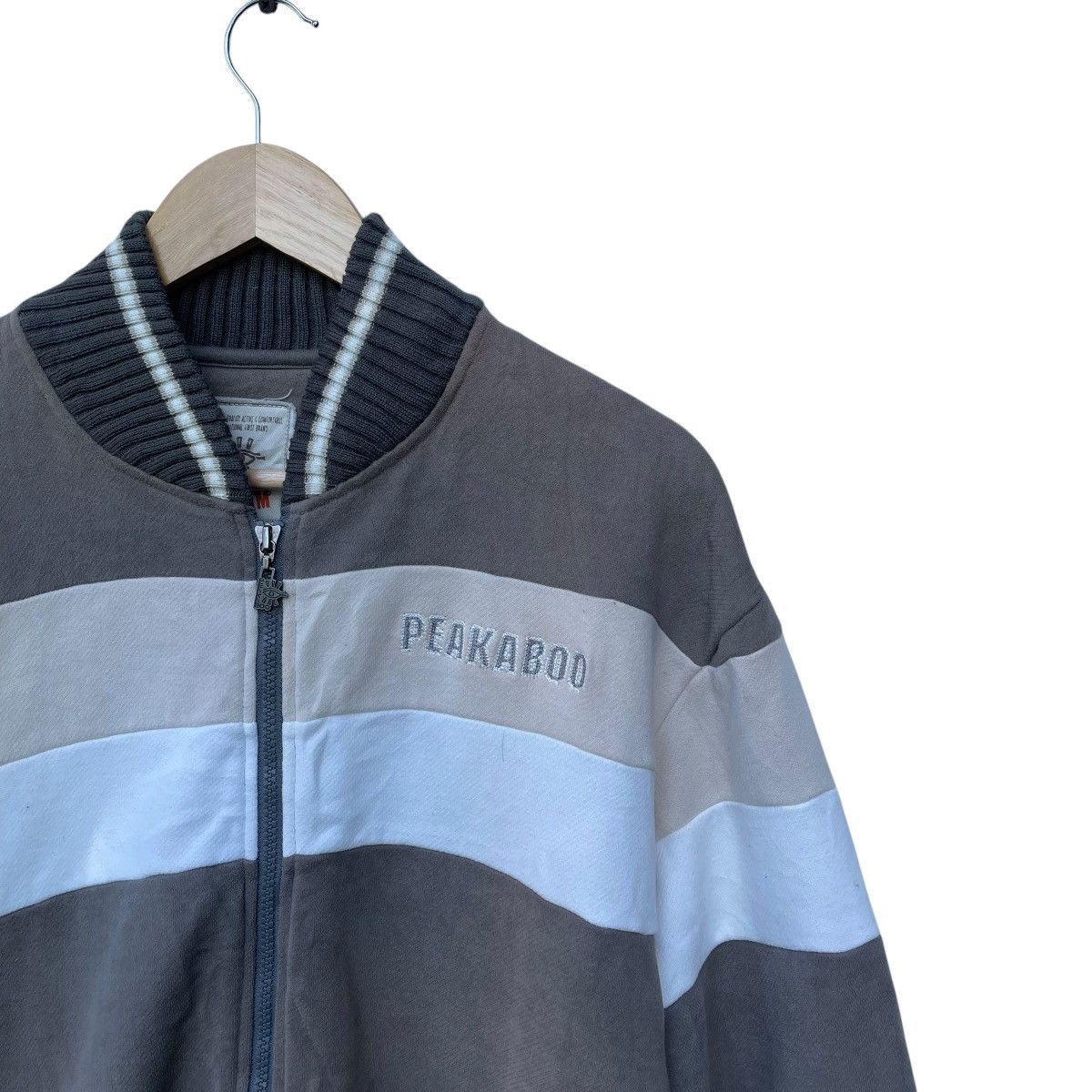 Japanese Brand × Vintage Vintage Japanese Brand Peakaboo Stripe Jacket Size US M / EU 48-50 / 2 - 4 Thumbnail