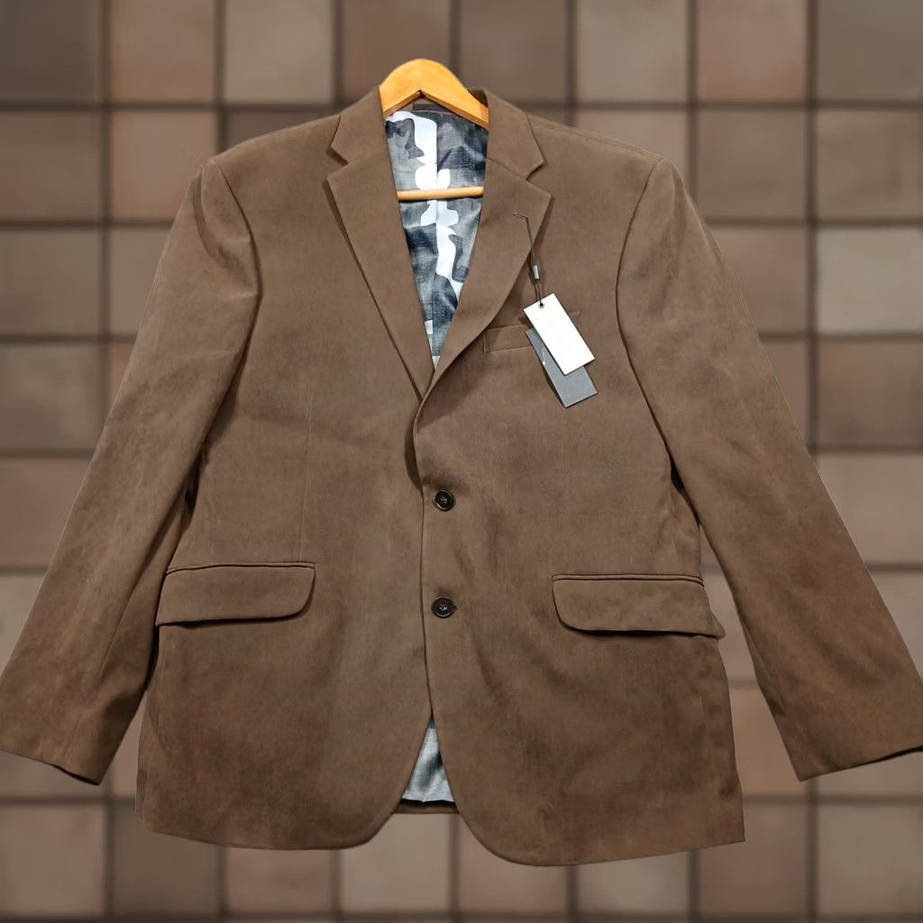 Kenneth Cole Kenneth Cole Reaction Men's 46R Brown 2-Button Sportcoat Blazer NWT Size 46R - 1 Thumbnail