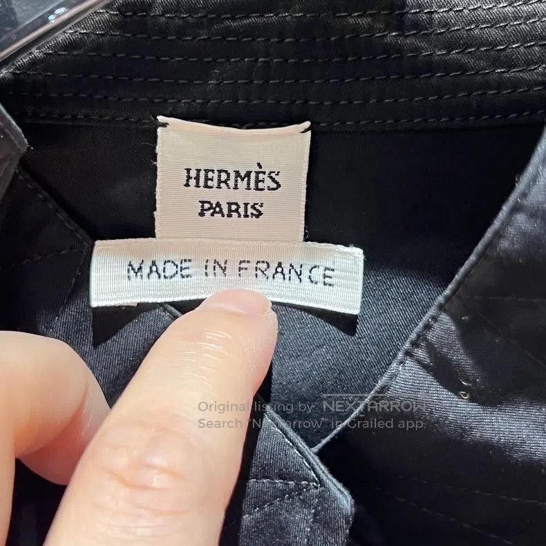 Hermes Hermes Black Shirt Dress Size XS / US 0-2 / IT 36-38 - 3 Thumbnail