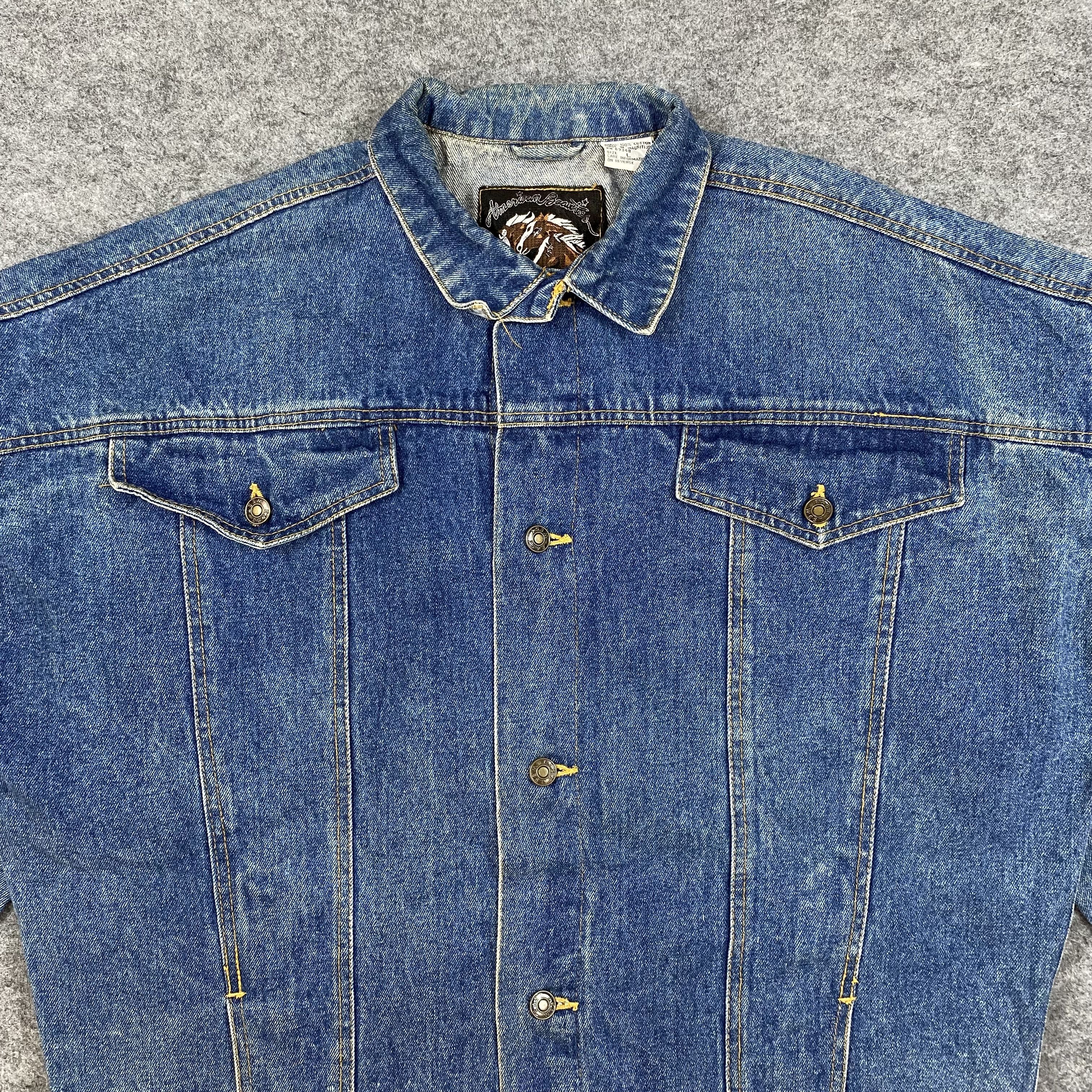 Vintage Vintage 90s American Beauties Horse Embroidery Denim-J647 Size US L / EU 52-54 / 3 - 7 Thumbnail