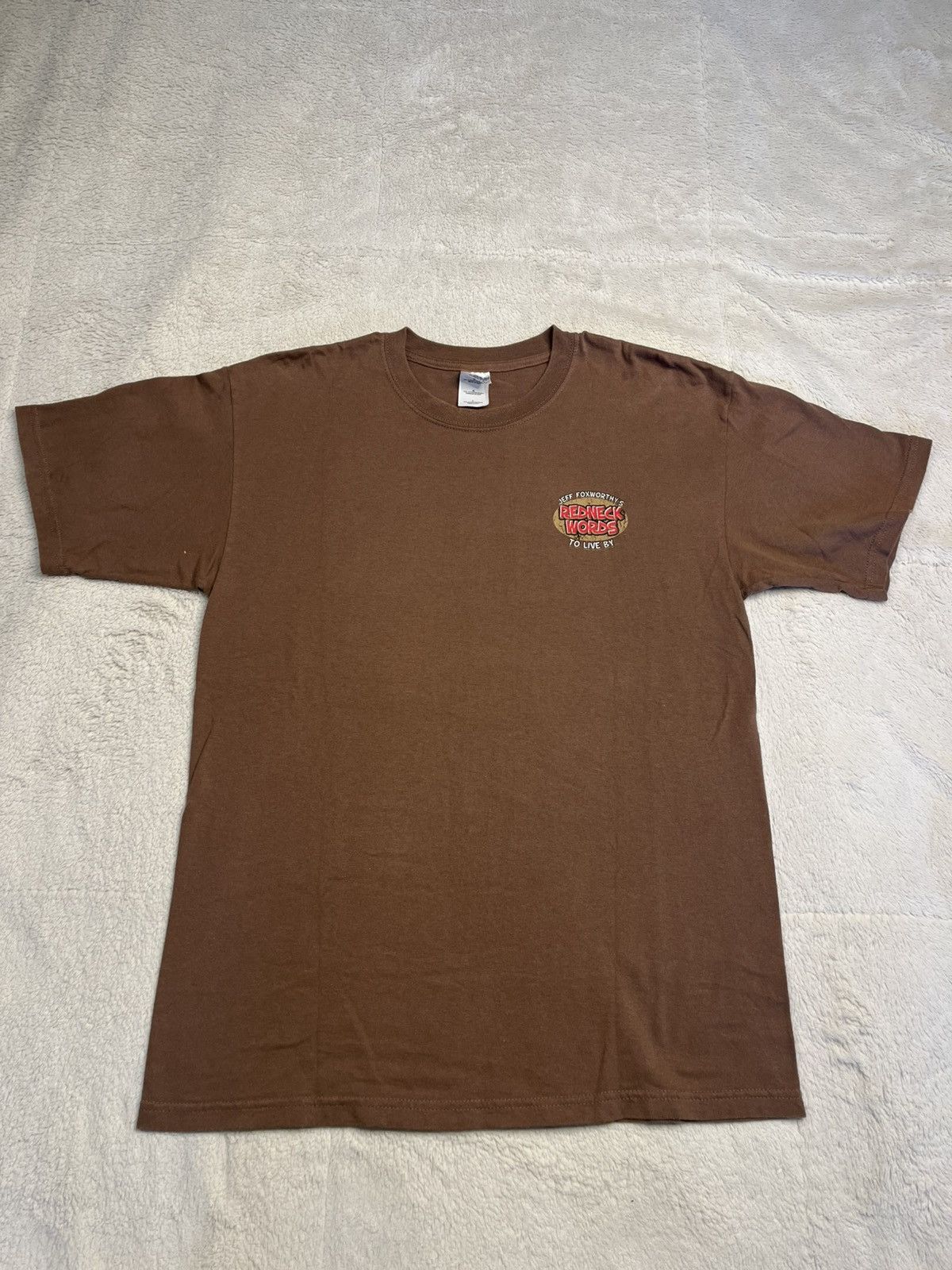 Gildan Vintage Jeff Foxworthy Redneck Words To Live By Tour T Shirt Size US L / EU 52-54 / 3 - 4 Thumbnail