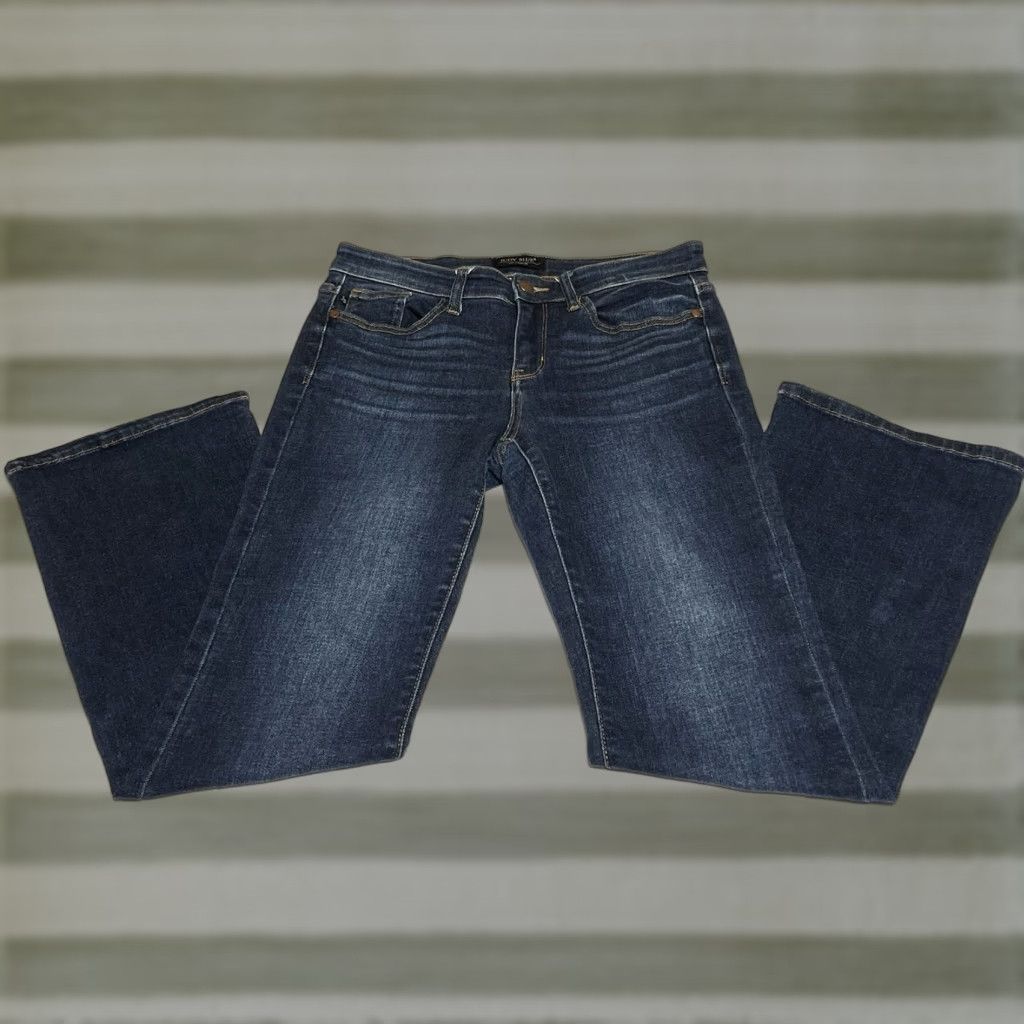 Vintage Judy Blue Bootcut Jeans Women’s 7/28 (30x29) Dark Wash Stretch Denim Blue Size 28" / US 6 / IT 42 - 1 Thumbnail