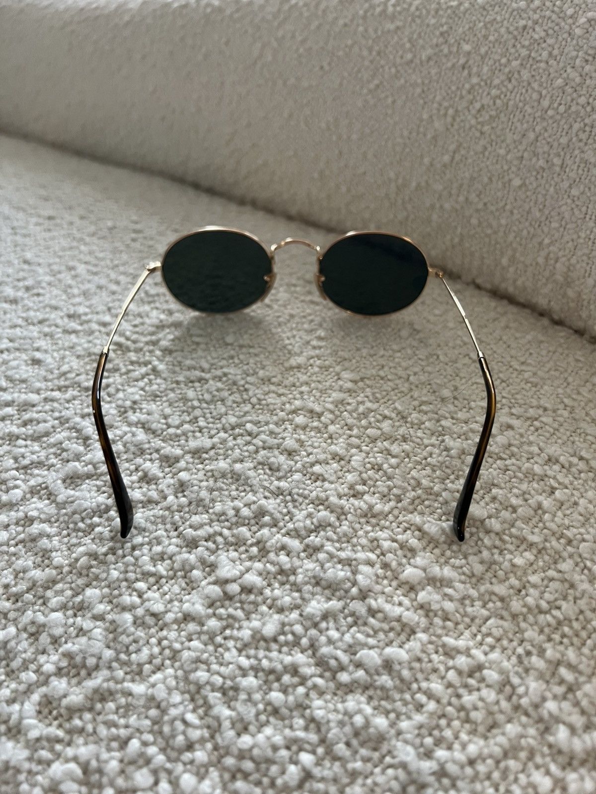 RayBan Ray Ban Oval Flat Sunglasses Size ONE SIZE - 3 Thumbnail