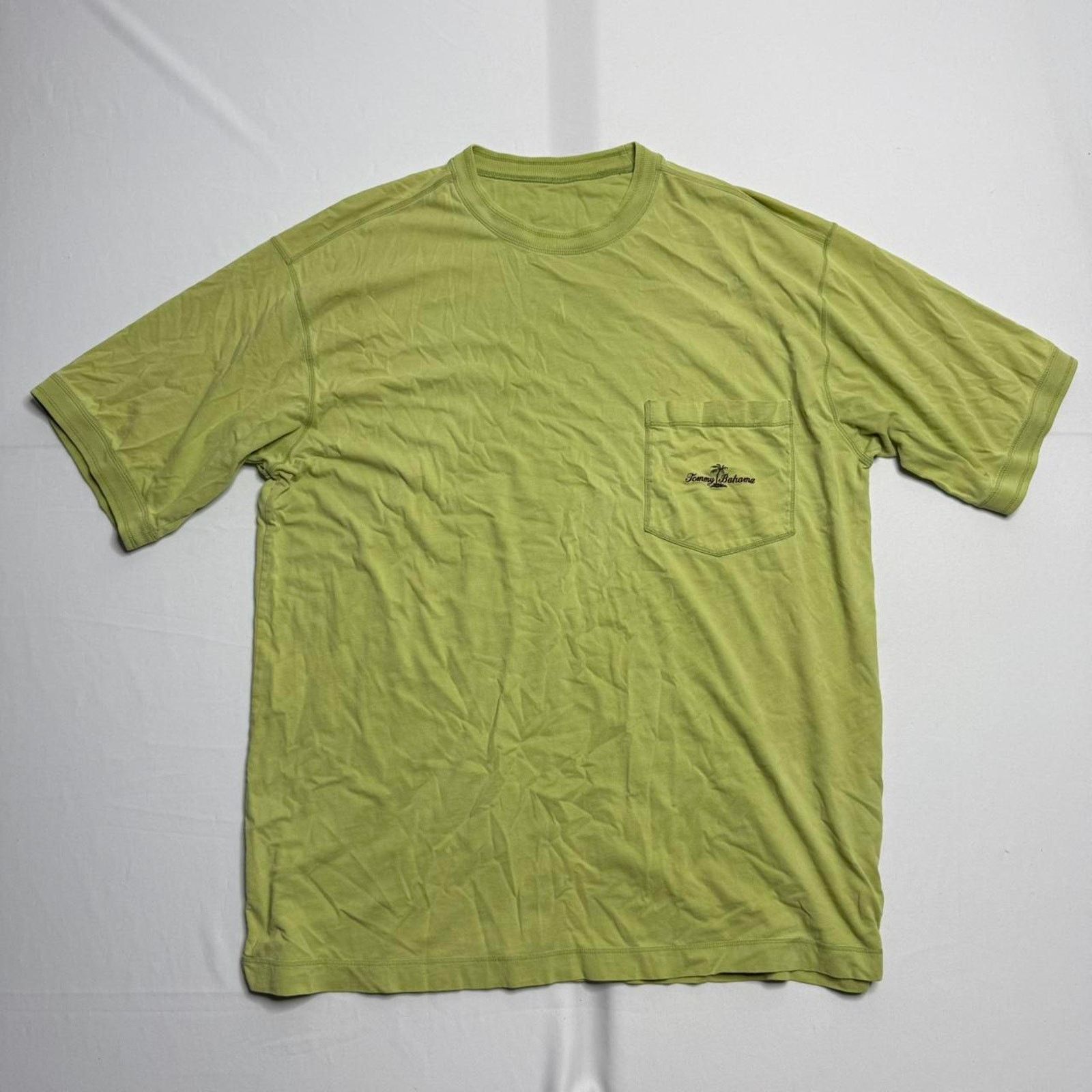 Tommy Bahama Tommy Bahama Green Short Sleeve Pocket Tee Size Large Size US L / EU 52-54 / 3 - 1 Thumbnail
