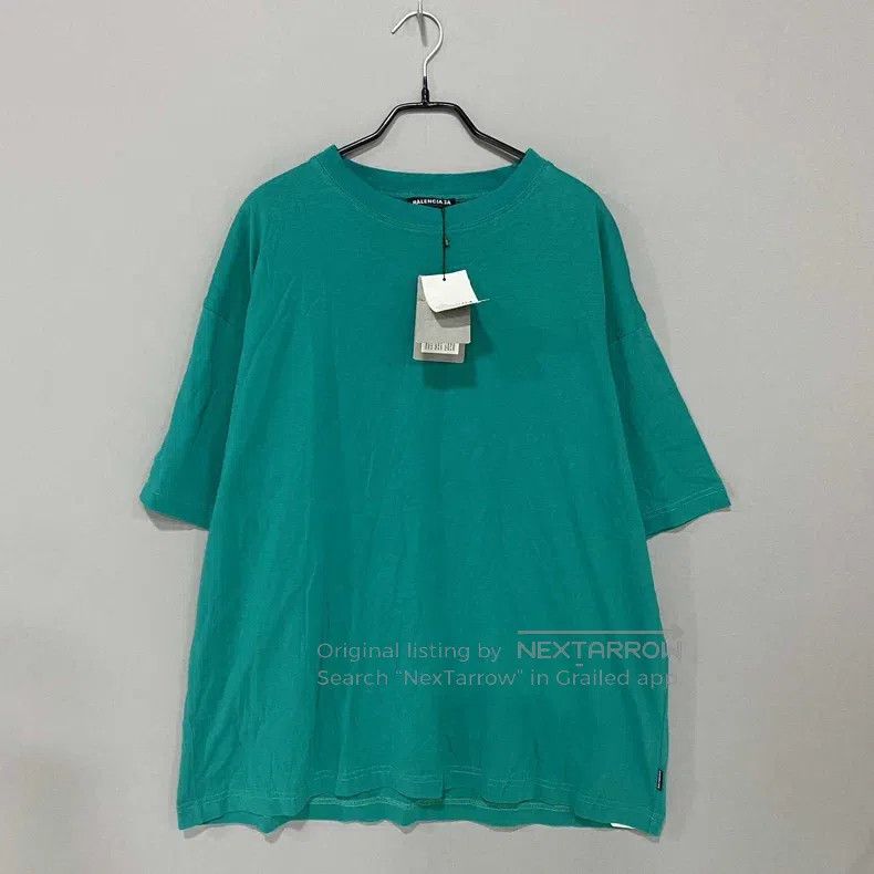 Balenciaga Balenciaga Lake Green Embroidered Valentine's Day Logo Sho Size US S / EU 44-46 / 1 - 1 Thumbnail