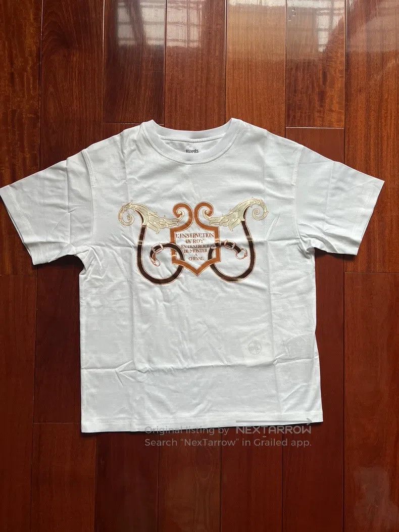 Hermes Hermes Ladies' palace print T-shirt Size XS / US 0-2 / IT 36-38 - 1 Thumbnail