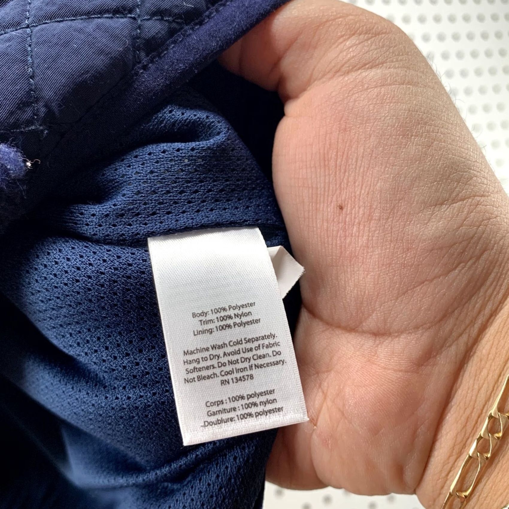 Vineyard Vines Vineyard Vines Fleece Vest Womens XL Blue Quilted Sherpa Sleeveless Preppy Vest Size XL / US 12-14 / IT 48-50 - 7 Thumbnail
