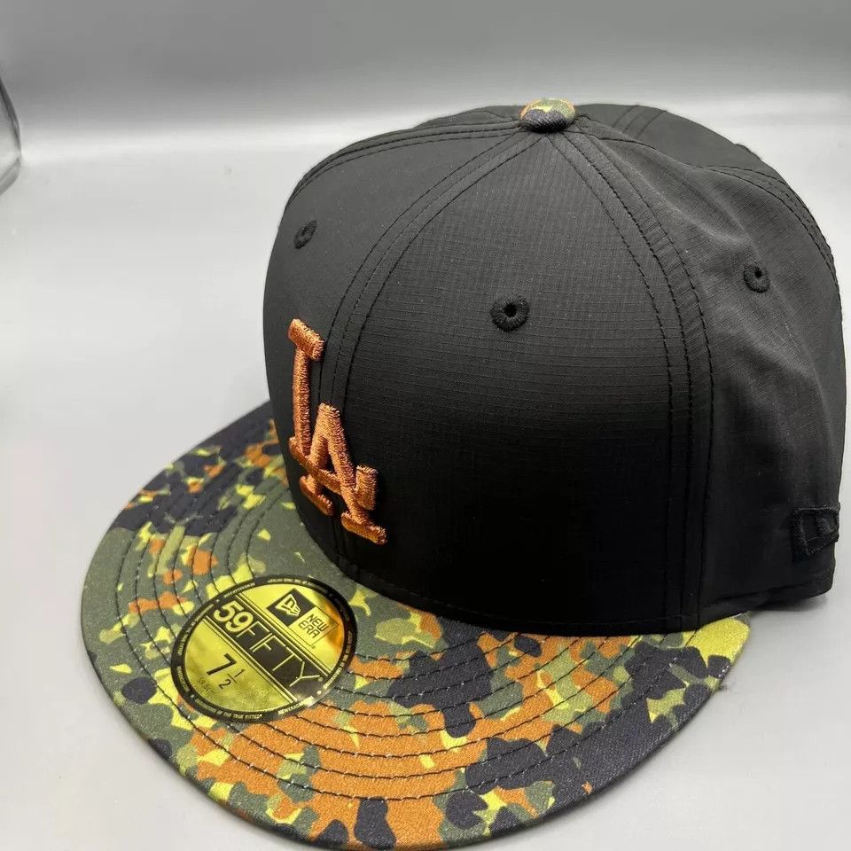 New Era Los Angeles LA Dodgers Hat Men 7 1/2 59Fifty New Era Fitted Size ONE SIZE - 2 Thumbnail