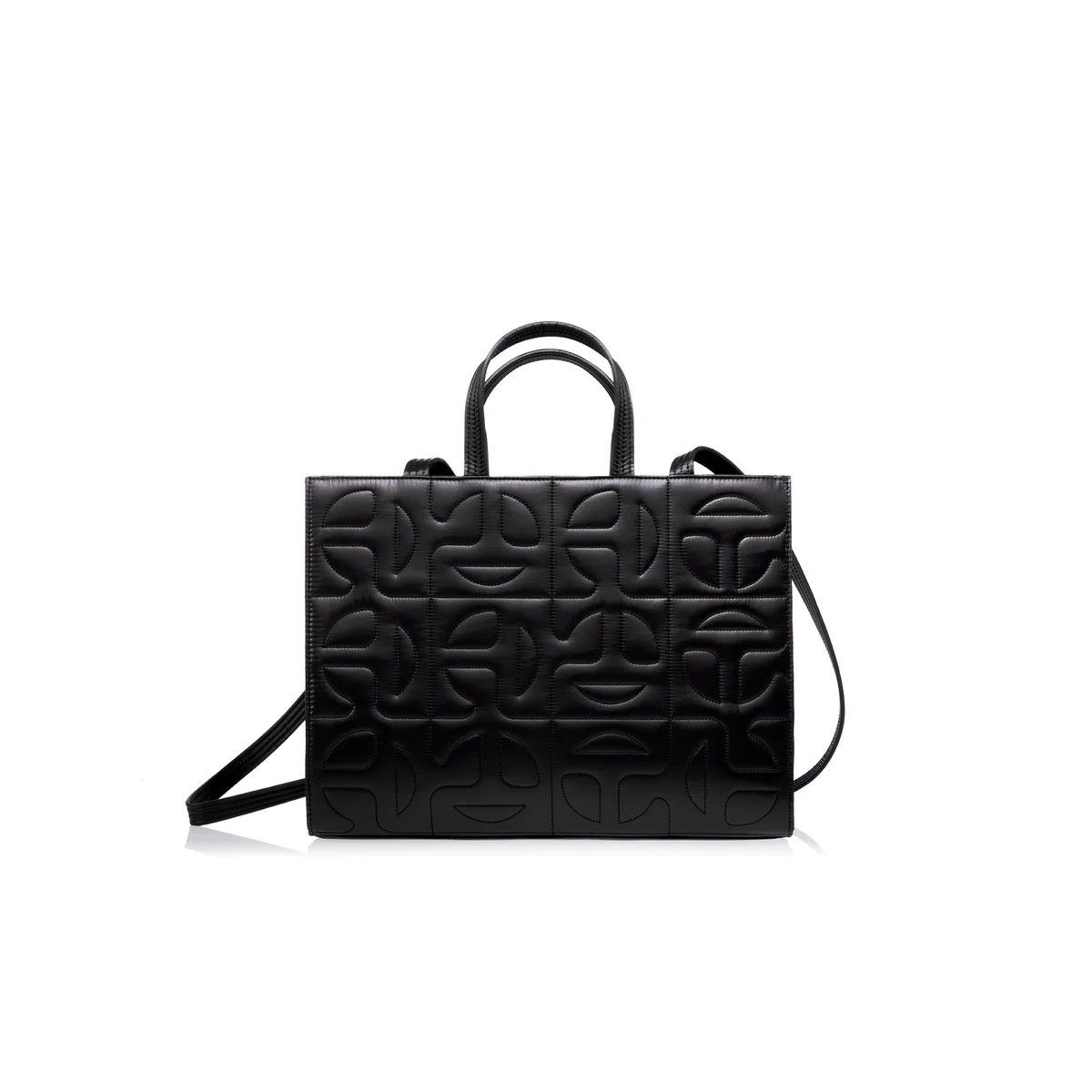 Moose Knuckles × Telfar MEDIUM QUILTED SHOPPER (BLACK) Size ONE SIZE - 1 Thumbnail