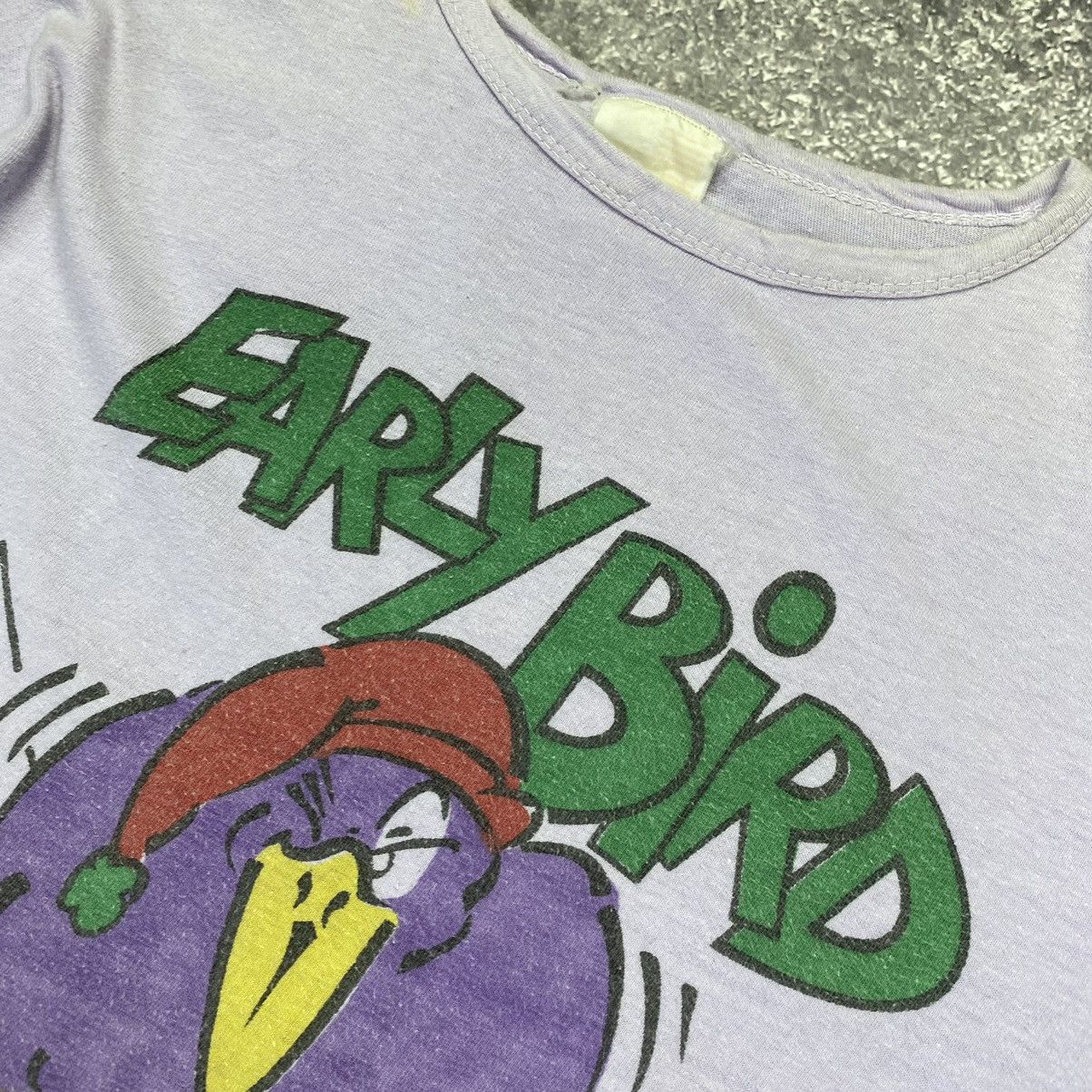 Vintage Vintage 90’s Early Bird Big Logo Singl stitch graphic tee Size US XL / EU 56 / 4 - 3 Thumbnail