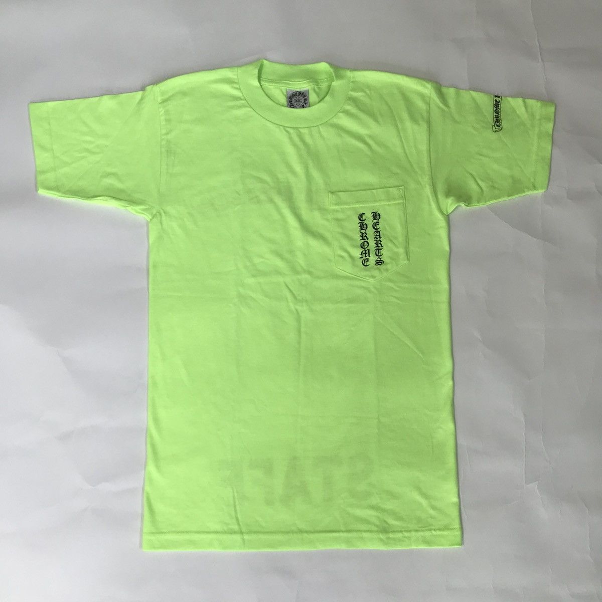 Chrom Hearts ネオンライム　Tシャツ Chrome Hearts × Off-White Chrome Hearts x Off White x Virgil NEON