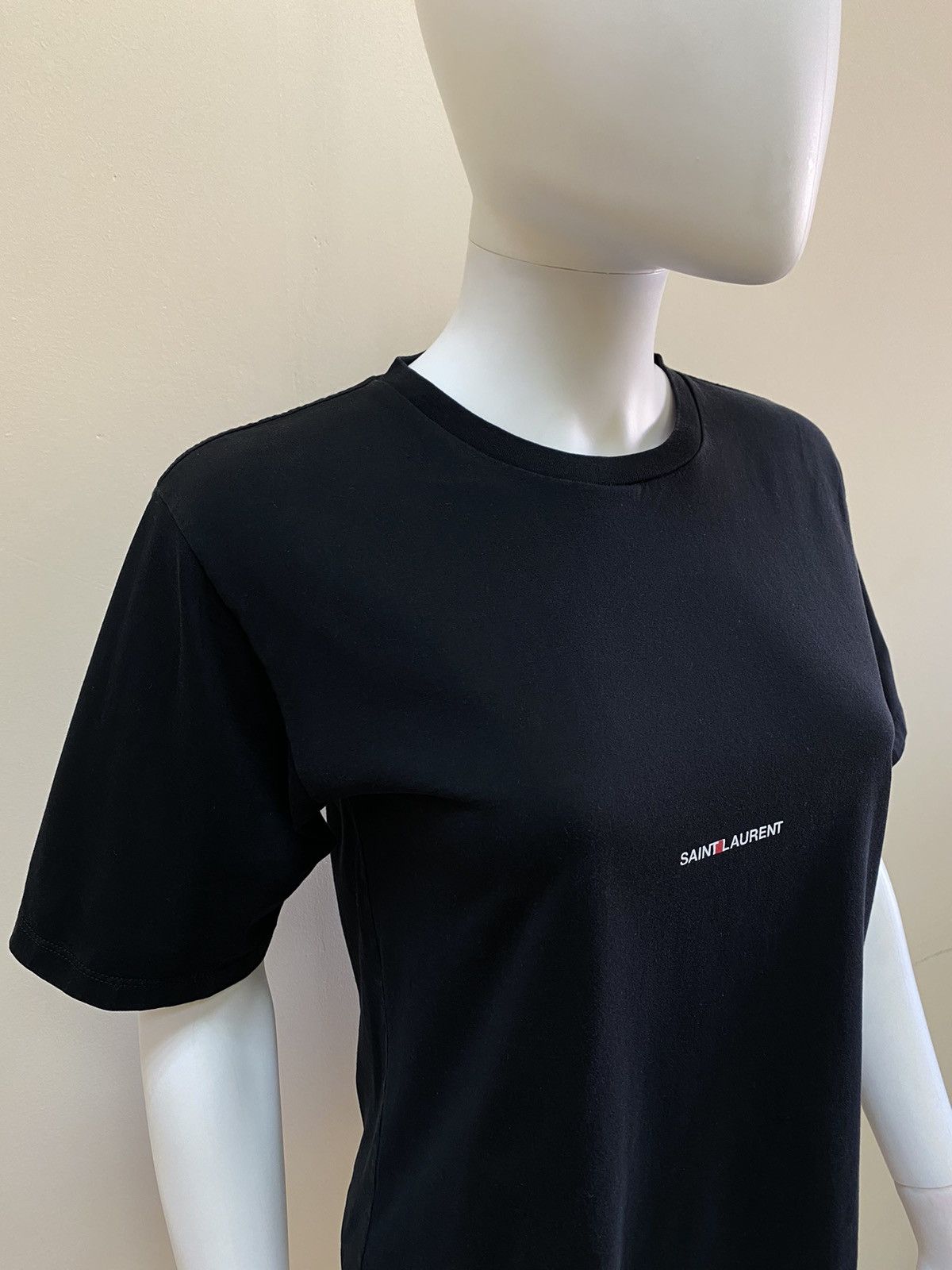 Saint Laurent Paris Saint Laurent Paris Womens Centre Logo T Shirt Size XS-S Size XS / US 0-2 / IT 36-38 - 5 Thumbnail