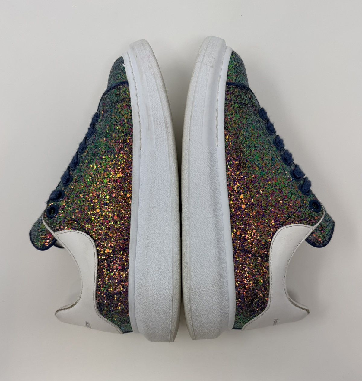 Alexander McQueen Alexander McQueen Oversized Glitter Sneaker Size US 7 / IT 37 - 3 Thumbnail