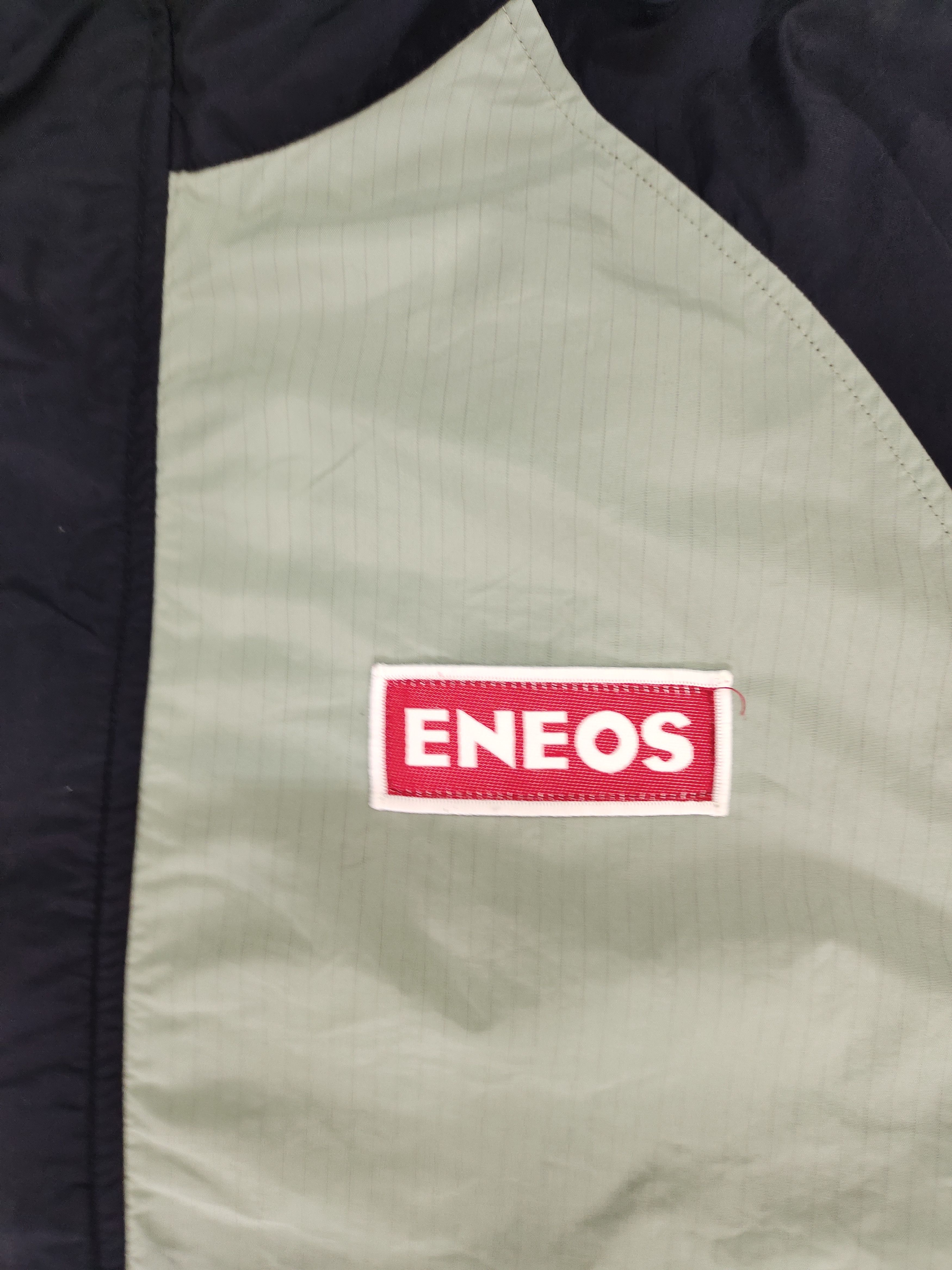 Japanese Brand Vintage Eneos Japanese Oil Lubricant Racing Light Jacket Size US XL / EU 56 / 4 - 4 Thumbnail