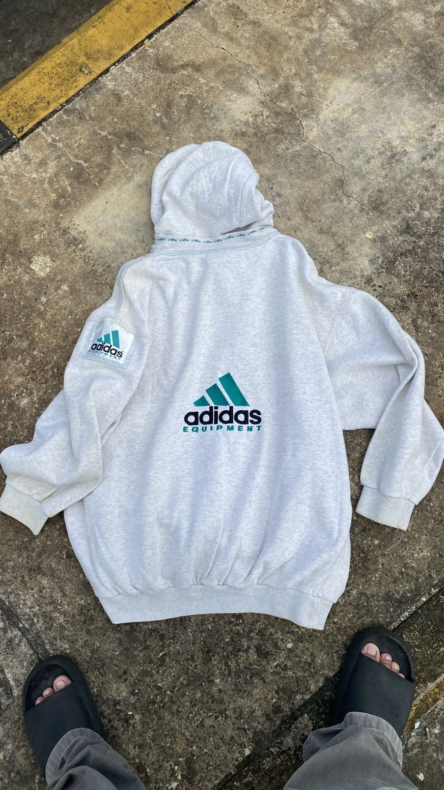 Adidas Adidas Equipment EQT Zip up Hoodie Size US XL / EU 56 / 4 - 1 Thumbnail