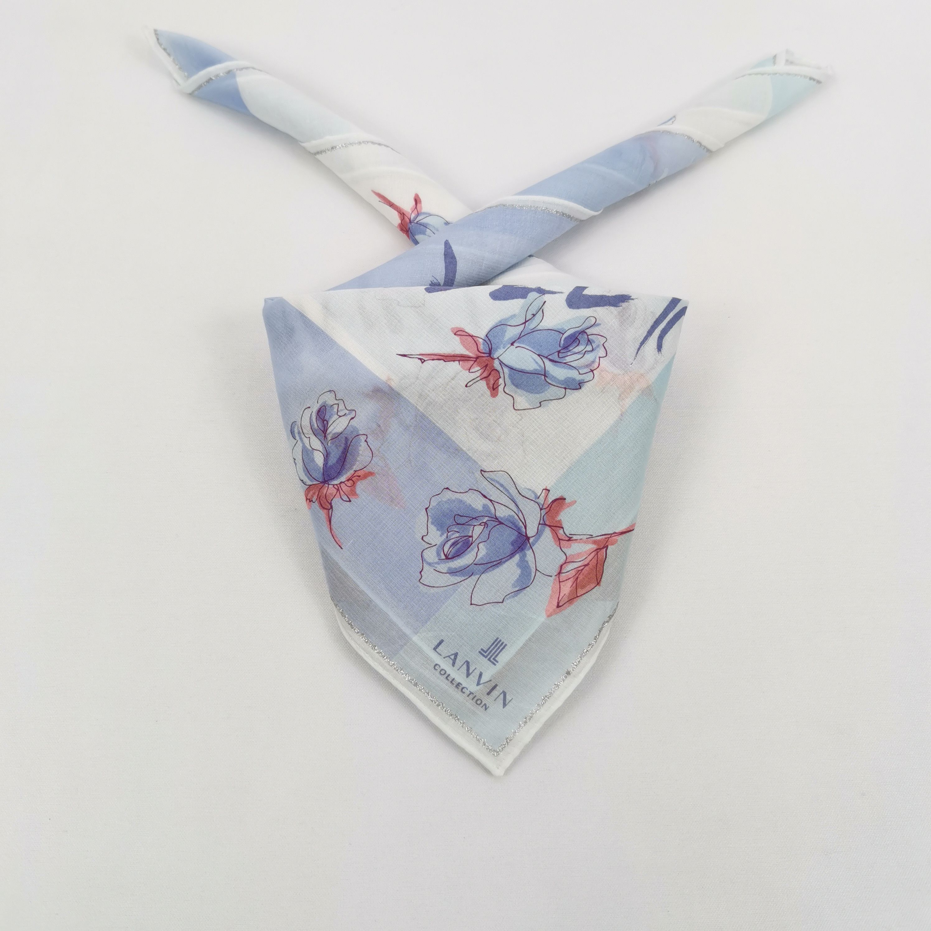 Lanvin Vintage Lanvin Handkerchief Neckerchief Bandana Size ONE SIZE - 3 Thumbnail