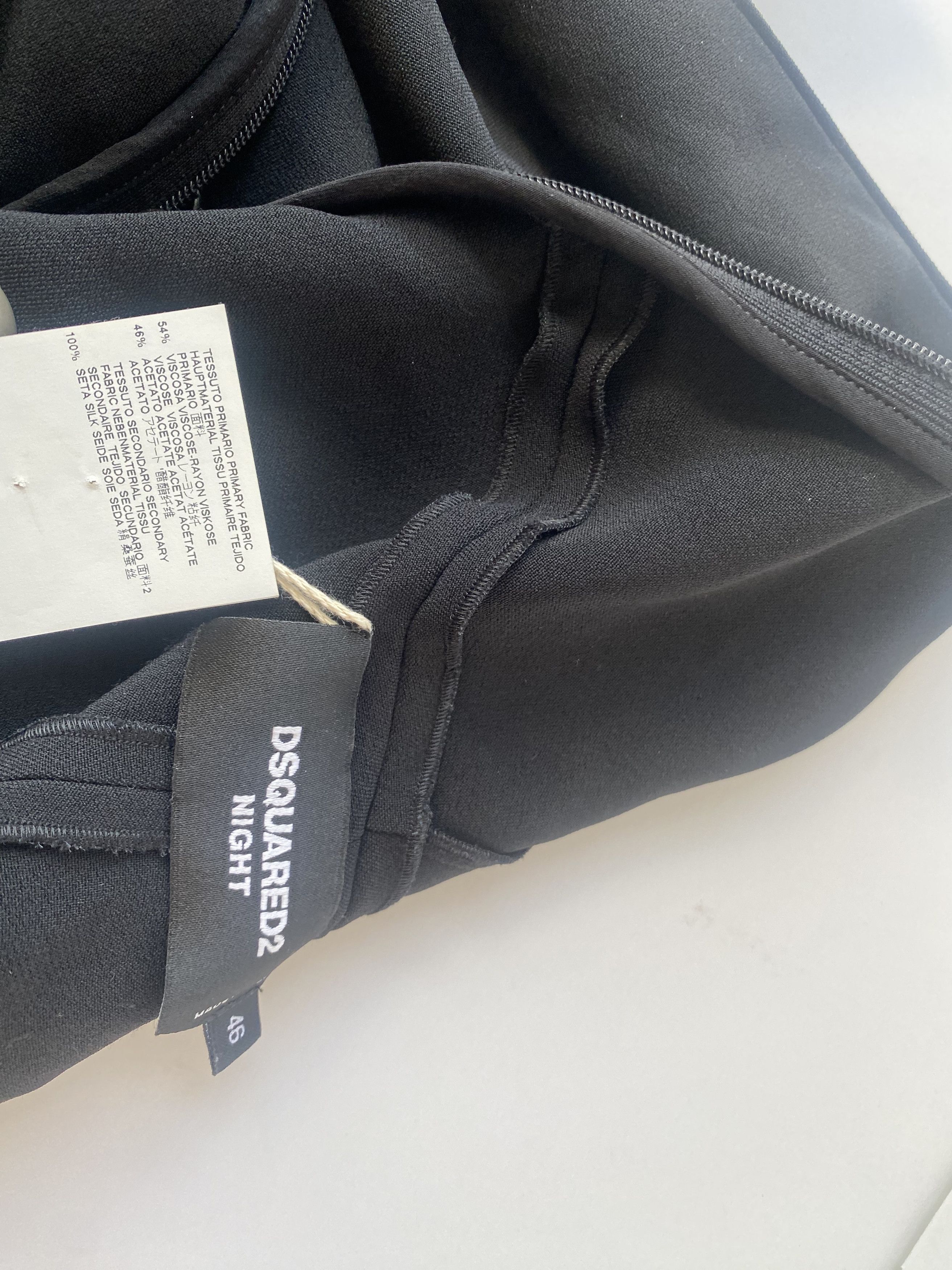 Dsquared2 Black Dress w Size L / US 10 / IT 46 - 6 Thumbnail