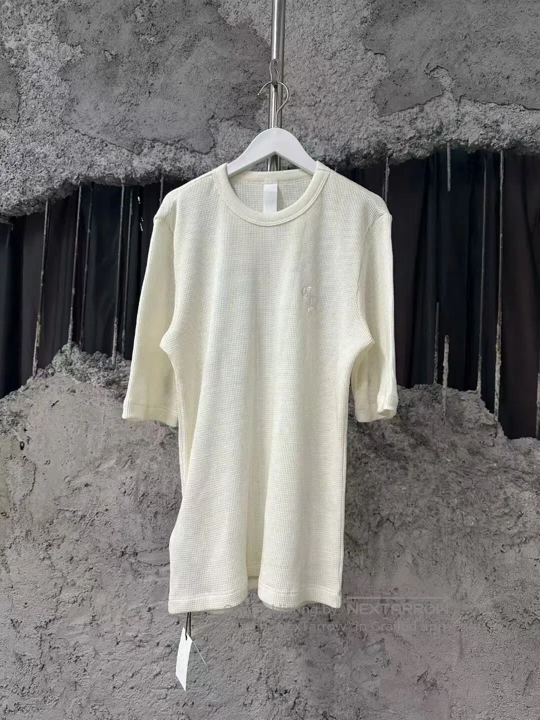 Chrome Hearts Chrome Hearts Waffle Cream Three-Quarter Sleeve Top. Size US S / EU 44-46 / 1 - 1 Thumbnail