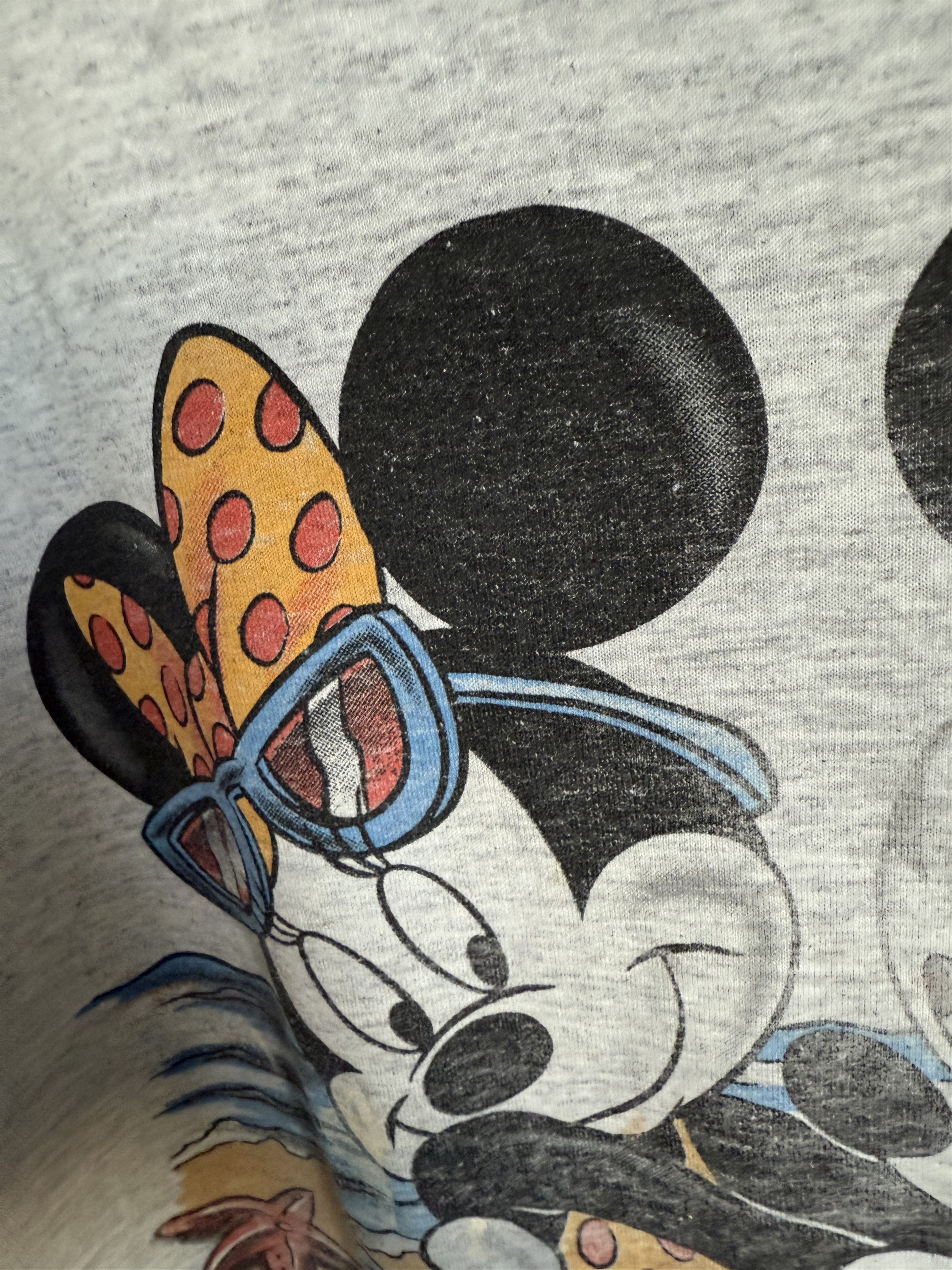Cartoon Network × Mickey Mouse × Vintage Vintage 80s Mickey Mouse Florida cartoon t-shirt Size US XL / EU 56 / 4 - 4 Thumbnail