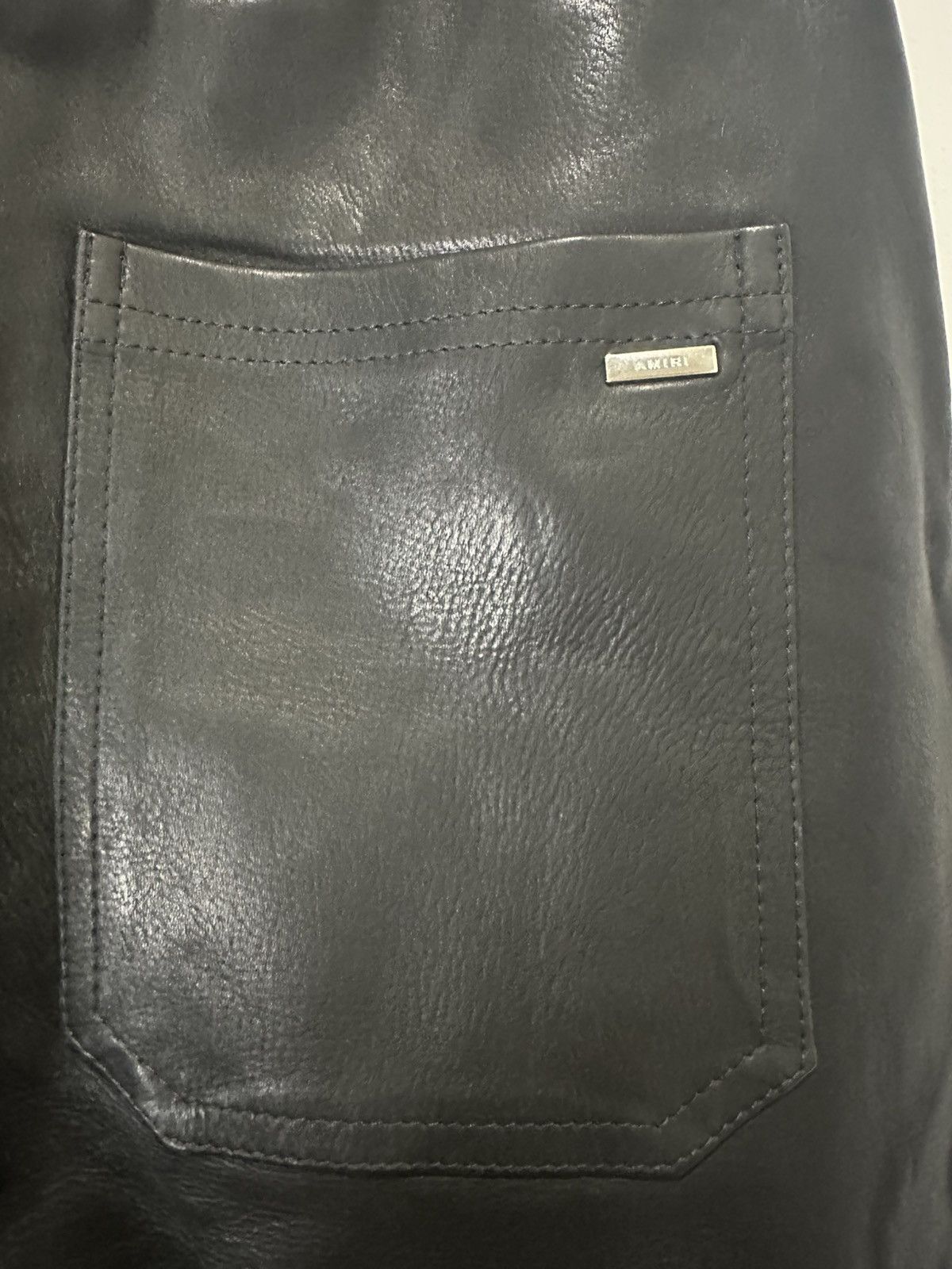 Amiri Amiri Leather Jogging Pant Size US 32 / EU 48 - 6 Thumbnail