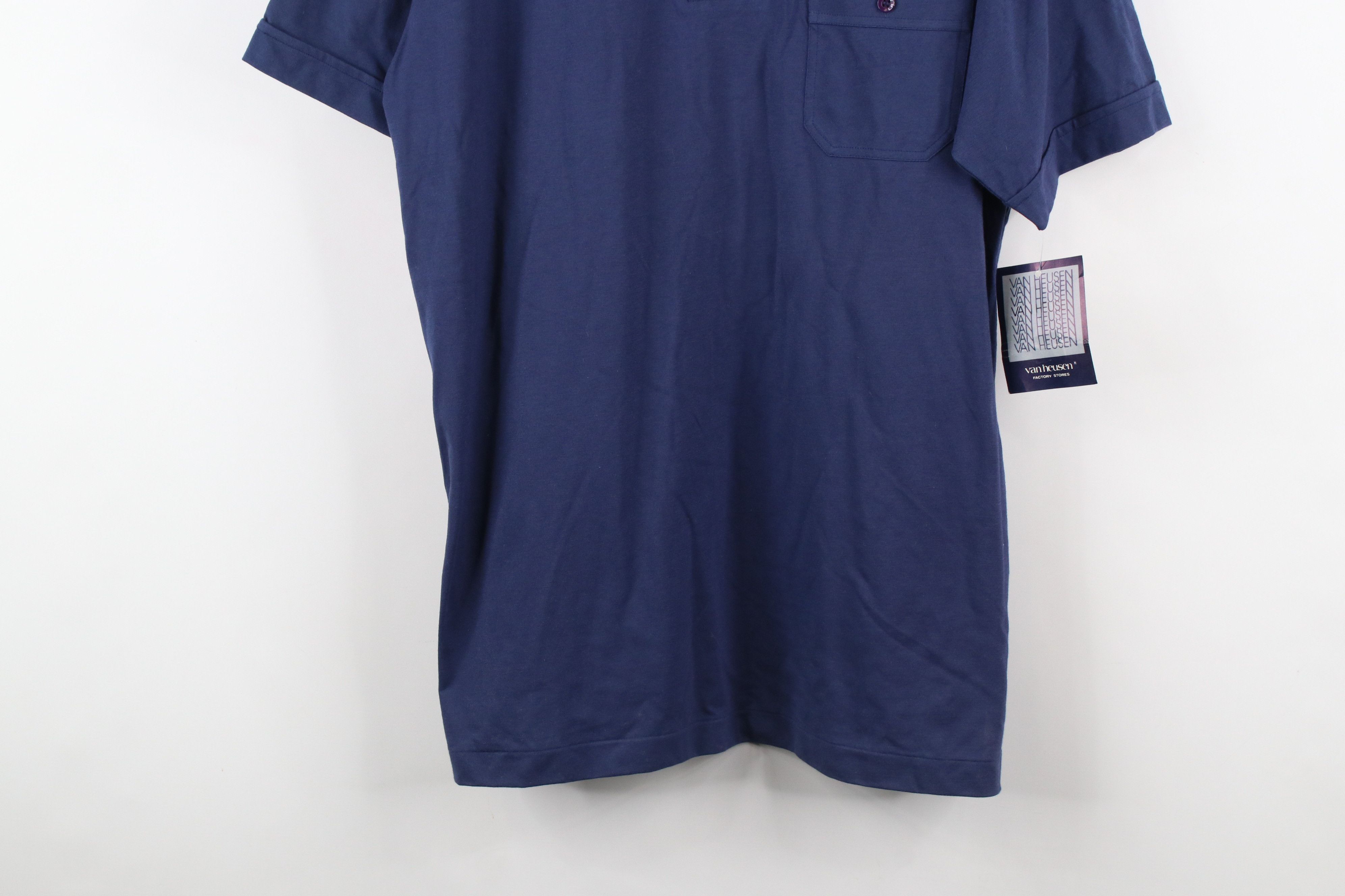 Vintage Deadstock Vintage 70s Streetwear Collared Golf Polo Shirt Size US L / EU 52-54 / 3 - 3 Thumbnail