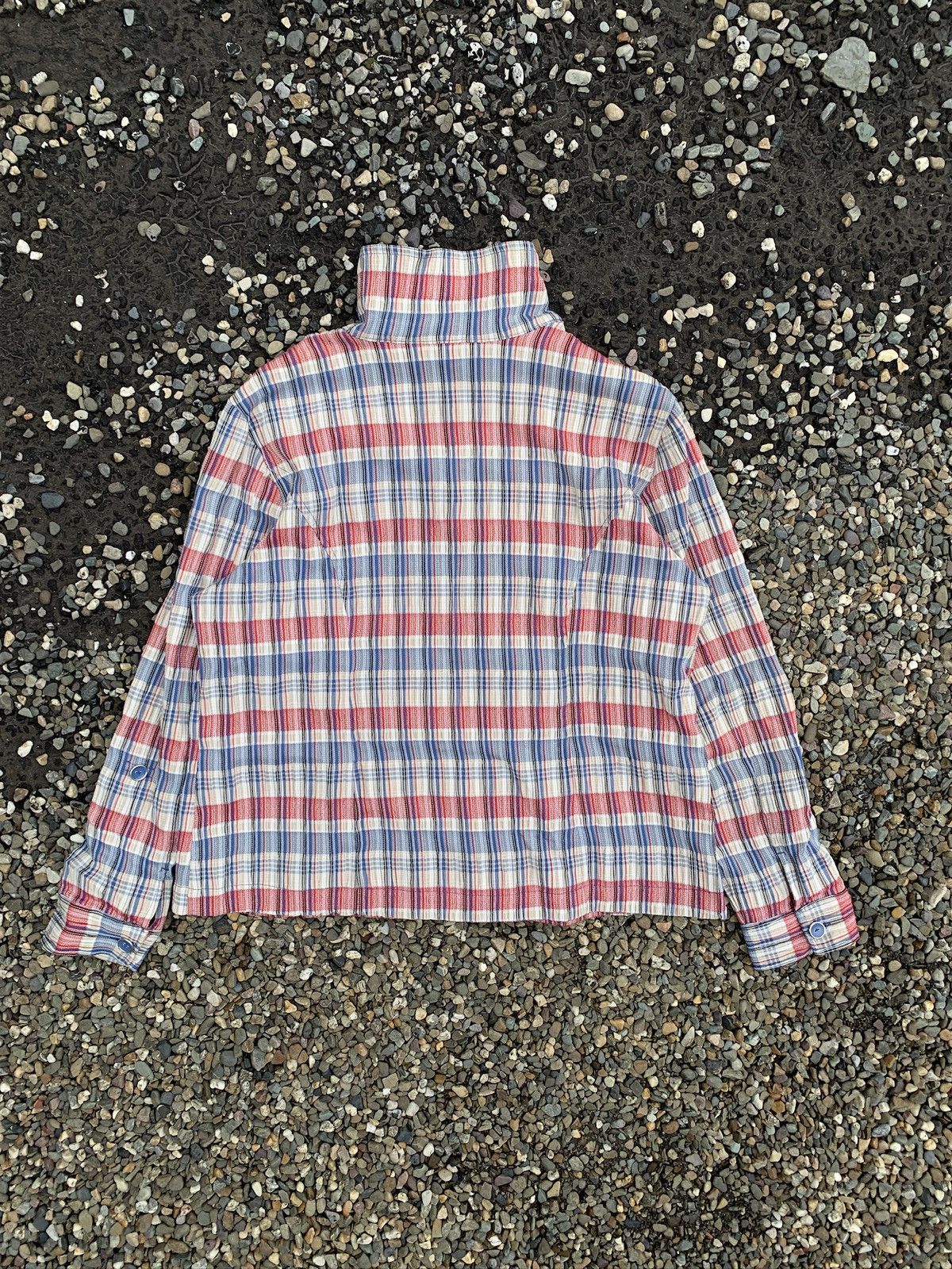 Other Christopher & Banks Lightweight Plaid Zip-Up Jacket Size L / US 10 / IT 46 - 4 Thumbnail