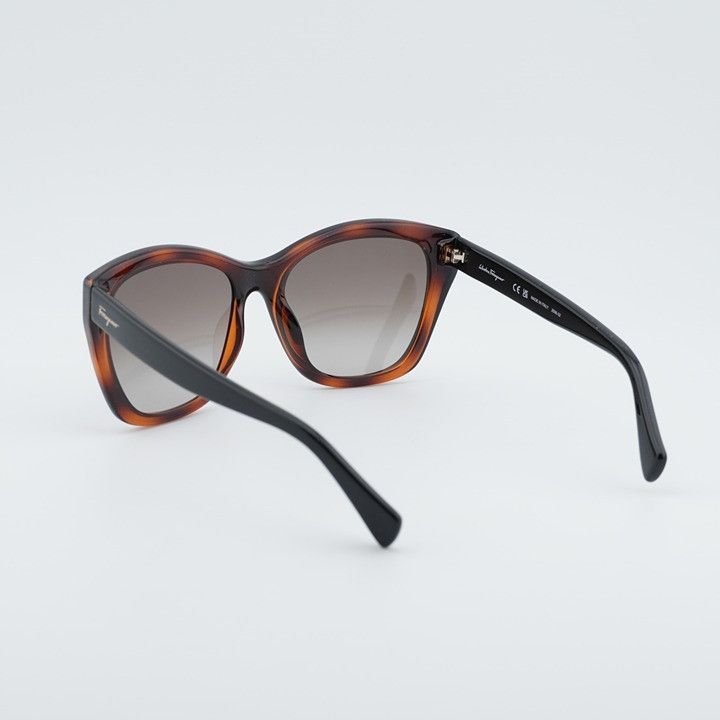 Salvatore Ferragamo Salvatore Ferragamo SF957S 214 Sunglasses Havana Cat Eye Size ONE SIZE - 5 Thumbnail