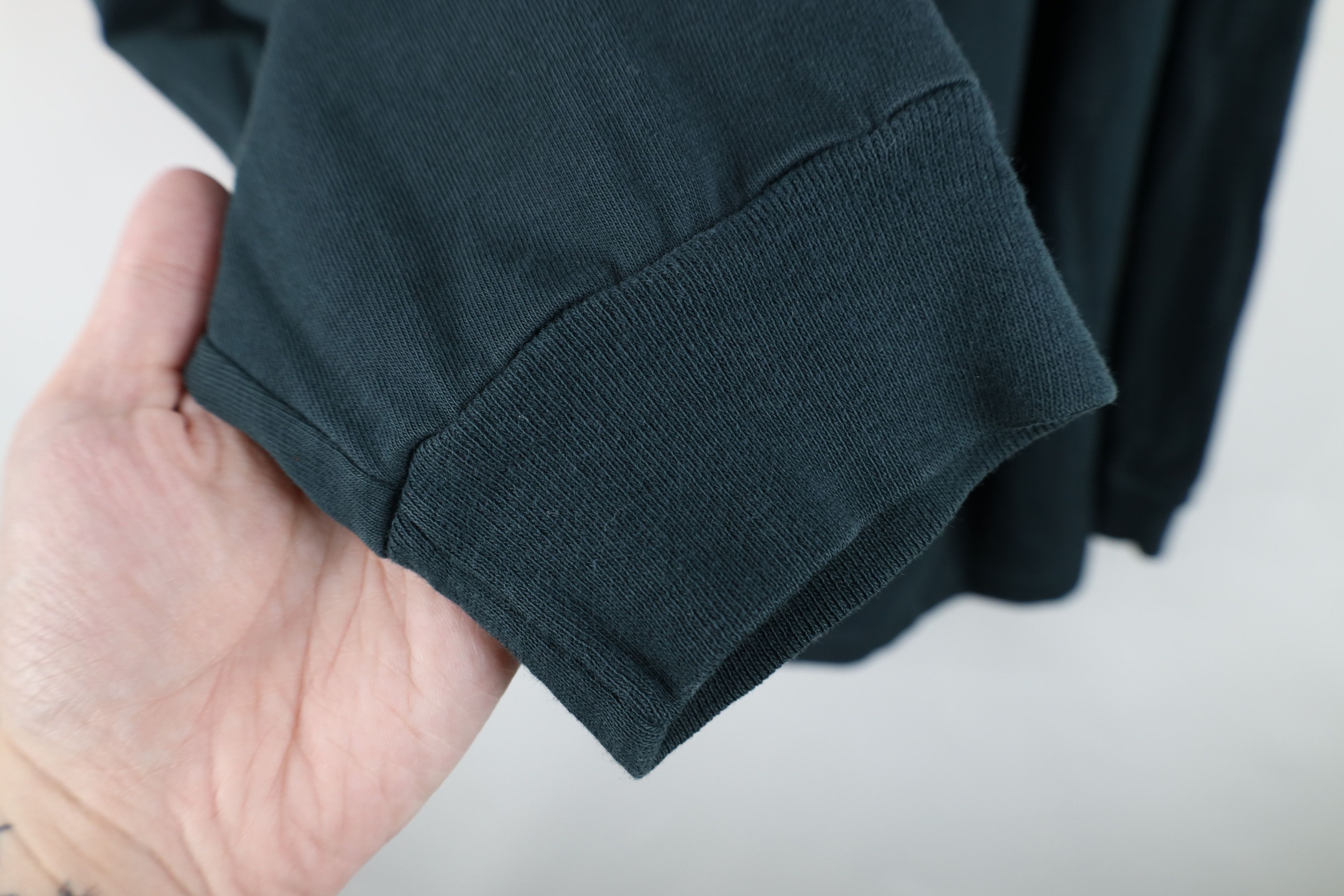 L.L. Bean Vintage 90s LL Bean Long Sleeve Henley T-Shirt Dark Green Size US XL / EU 56 / 4 - 7 Thumbnail