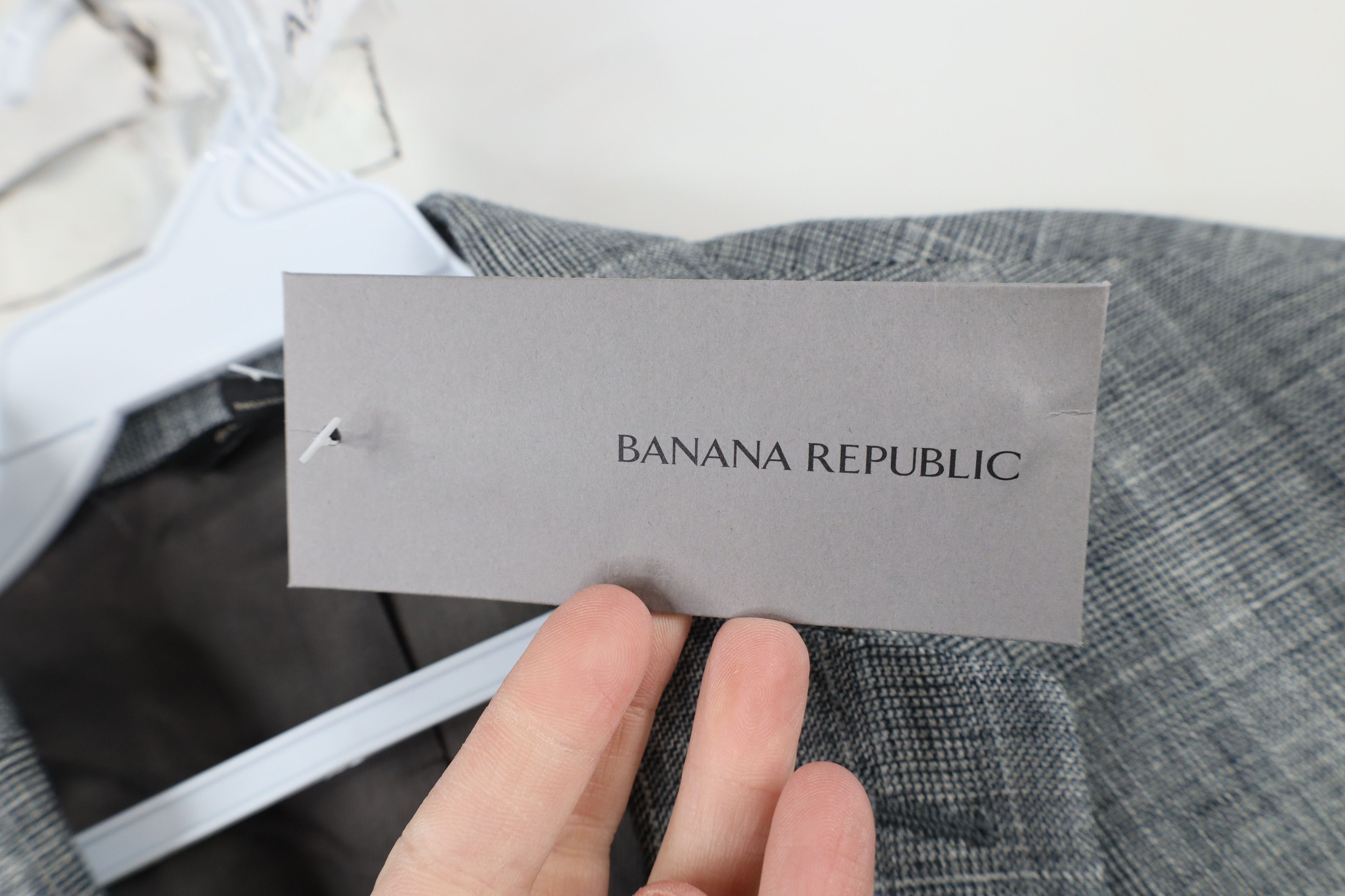 Banana Republic × Vintage New Banana Republic 2 Button Blazer Suit Coat Jacket Gray Size US M / EU 48-50 / 2 - 5 Thumbnail