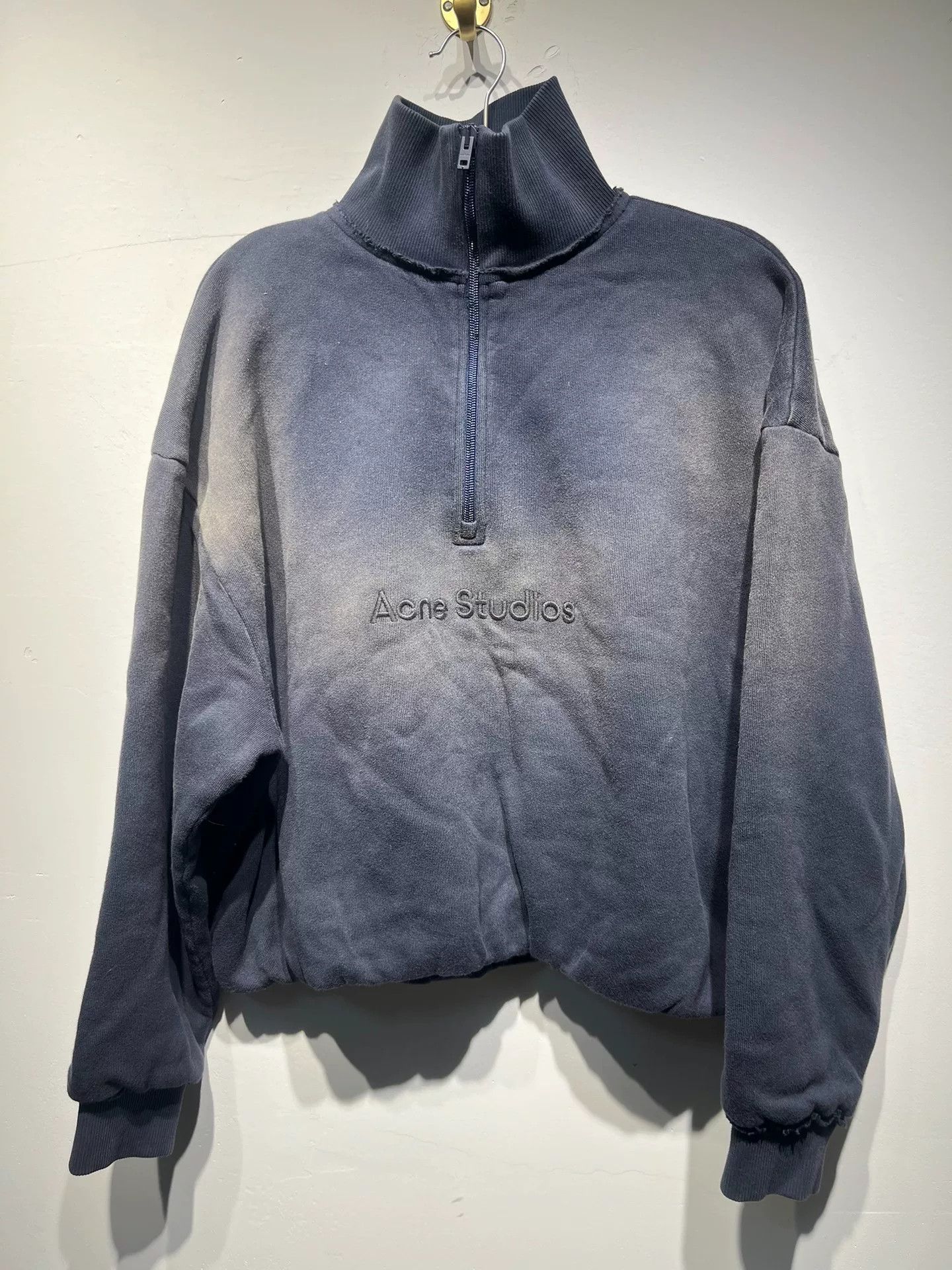 Acne Studios Acne Studios Casual Embroidered Blue Hoodie XS Women Size XS / US 0-2 / IT 36-38 - 1 Thumbnail