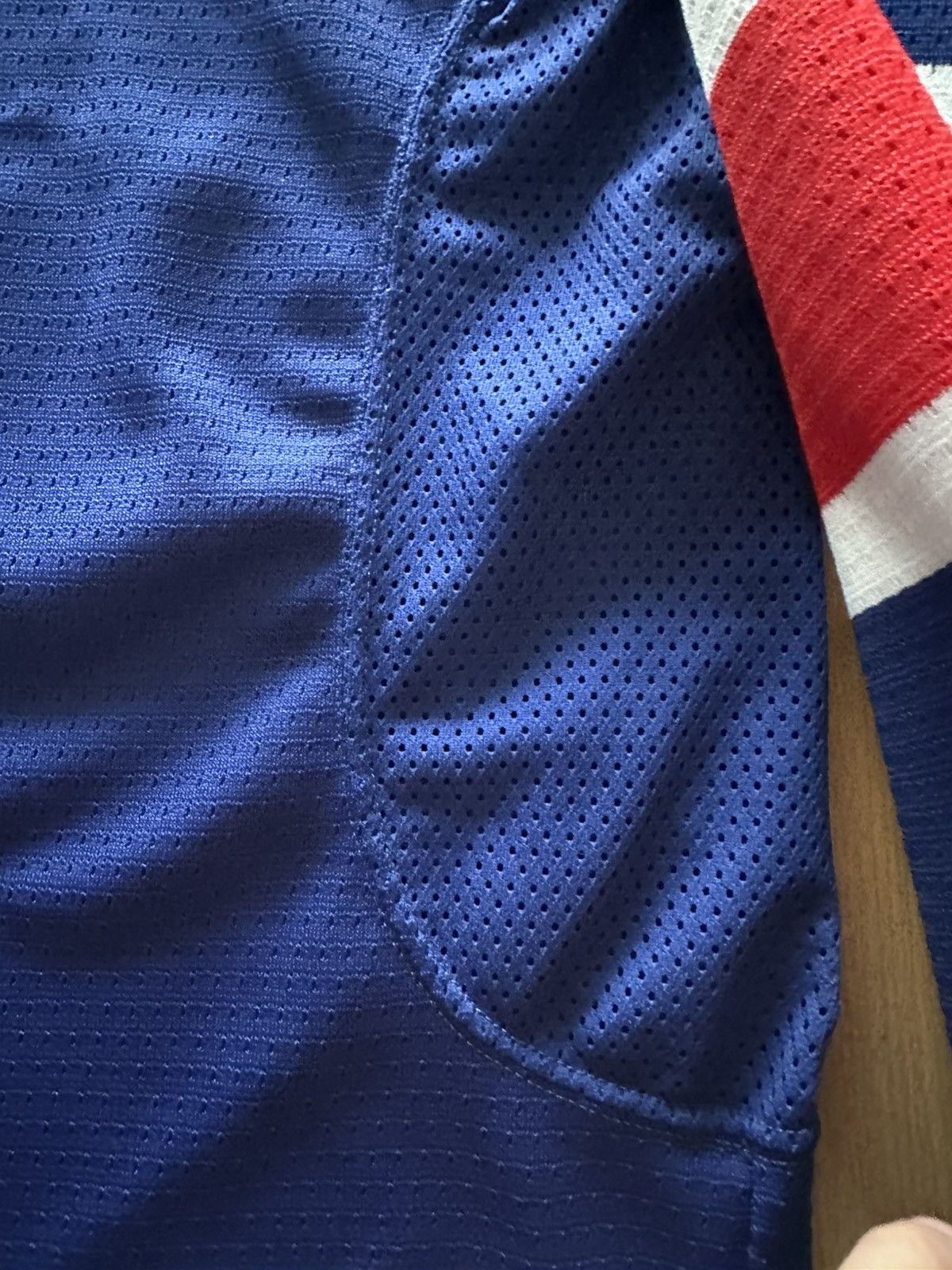 Eddie Bauer × Vintage Vintage 90s Labatt Blue Beer Mesh Promo Maple Hockey Jersey Size US XL / EU 56 / 4 - 7 Thumbnail