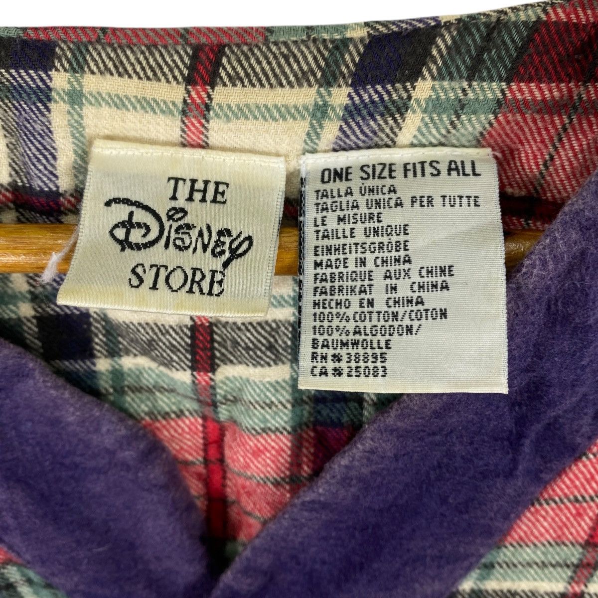 Disney Vintage DISNEY WINNIE THE POOH Plaid Checks Flannel Tee Size 3XL / US 20-22 - 5 Thumbnail
