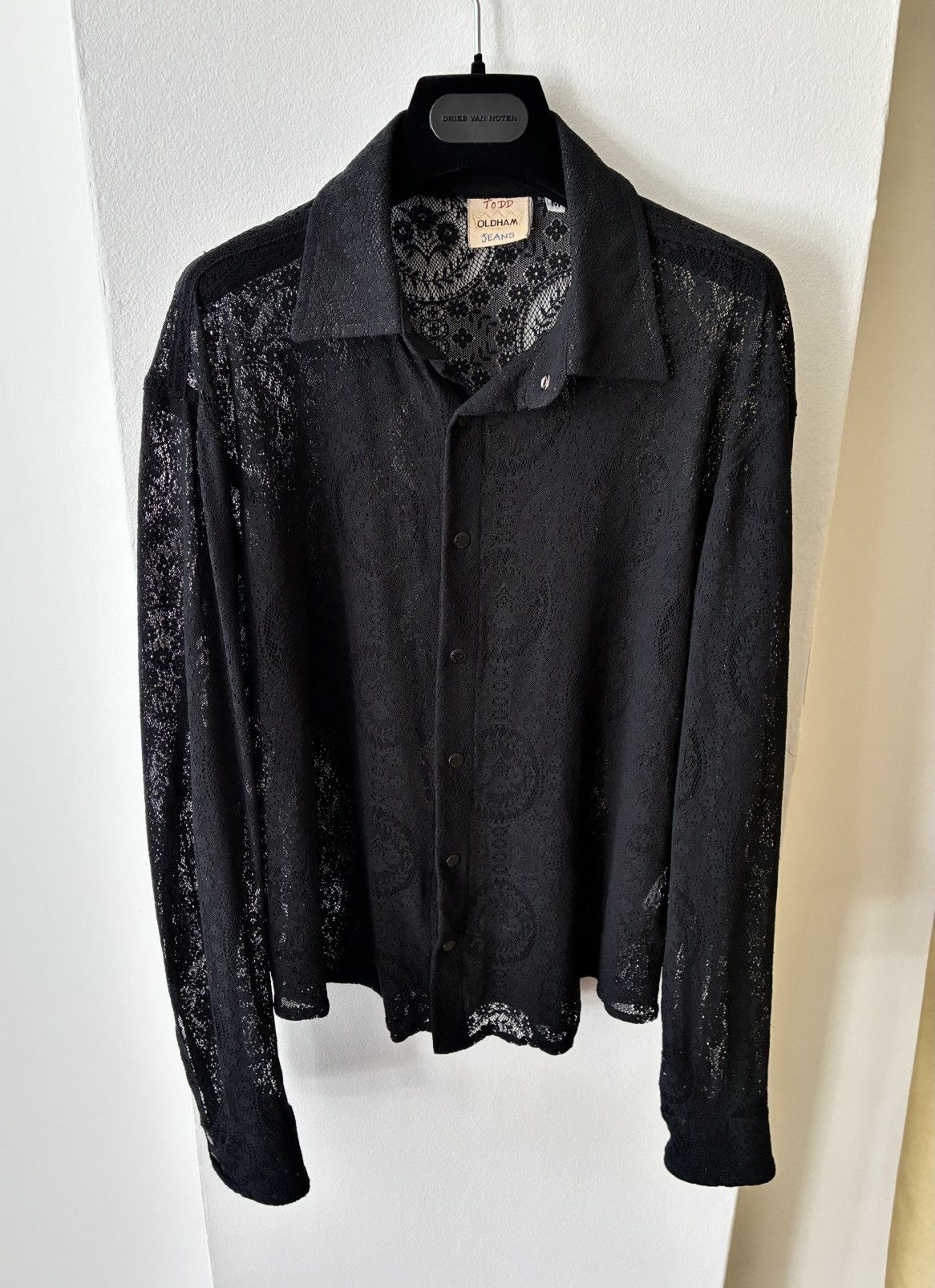 Todd Oldham Todd Oldham Vintage 1990’s Lace Snap Button Blouse Size M / US 6-8 / IT 42-44 - 21 Thumbnail
