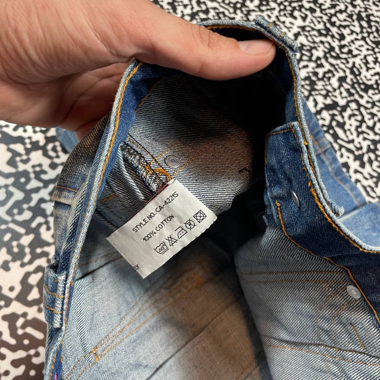 Japanese Brand Vintage Y2K Japanese Flared Retro Denim Mini Skirt 90s Style Size 27" / US 4 / IT 40 - 21 Thumbnail