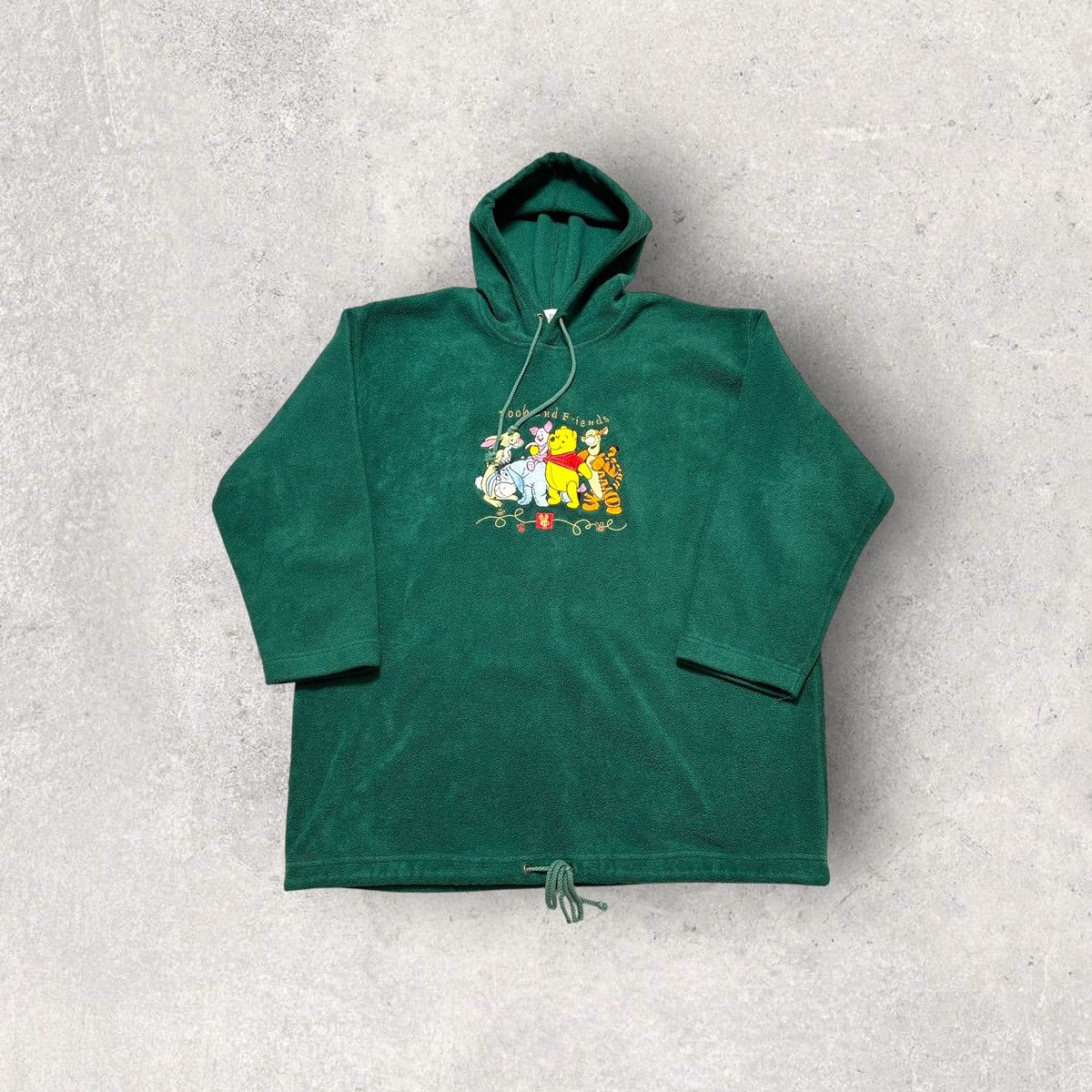 Disney × Vintage Vintage Pooh fleece hoodie Size US XL / EU 56 / 4 - 1 Thumbnail