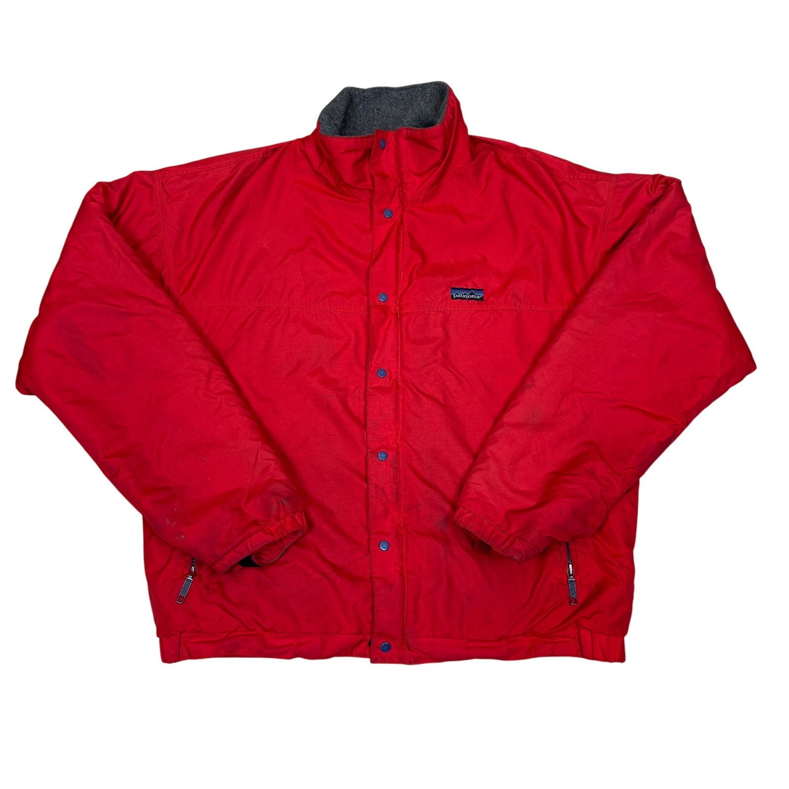 Patagonia Vintage 80s Patagonia Fleece Lined Bomber Jacket Large Size US L / EU 52-54 / 3 - 1 Thumbnail