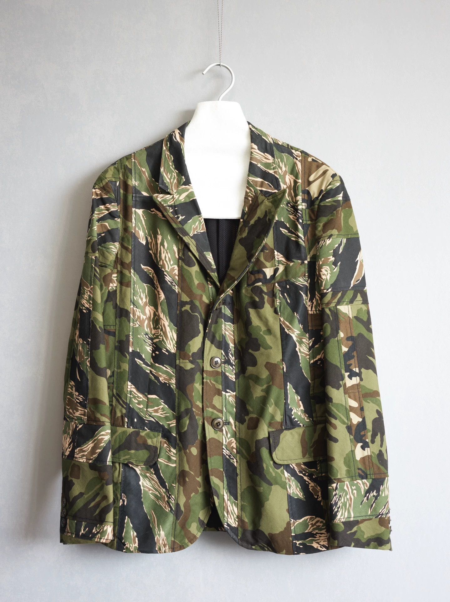 Yohji Yamamoto Yohji Yamamoto 10AW Camo Patchwork Jacket Size 2 Size US M / EU 48-50 / 2 - 1 Thumbnail