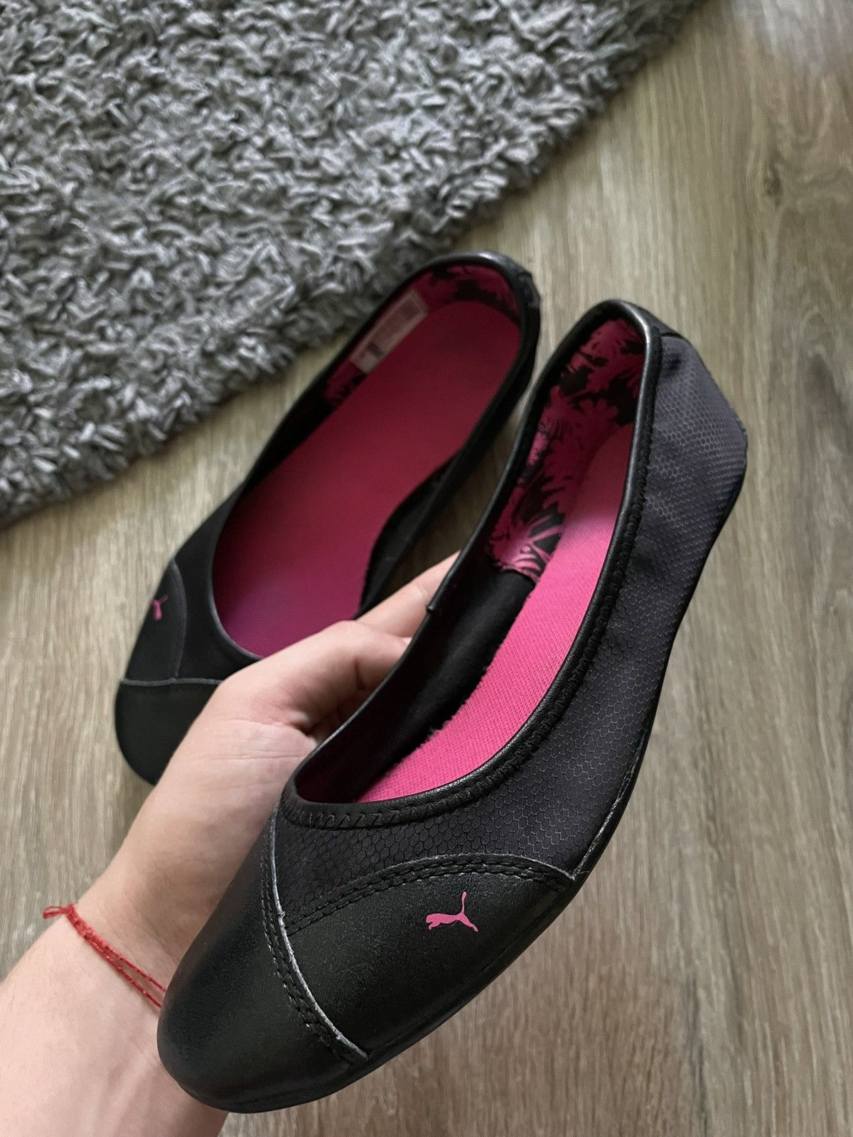Puma × Vintage Vintage 00s Puma Ballet Flats Y2K Speedcat Princess Shoes Size US 7.5 / IT 37.5 - 6 Thumbnail