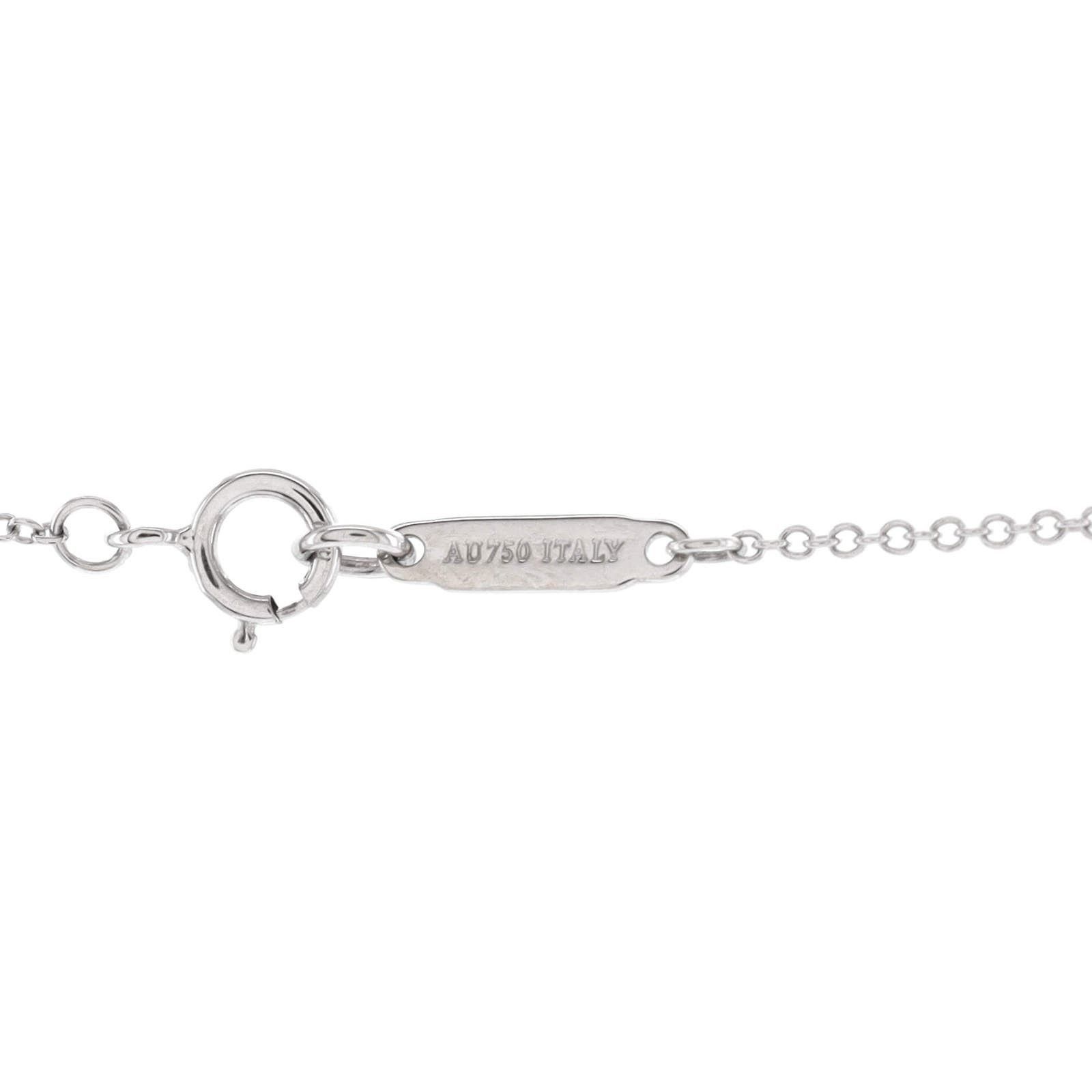 Atlas Open Medallion Pendant Necklace 18K White Gold