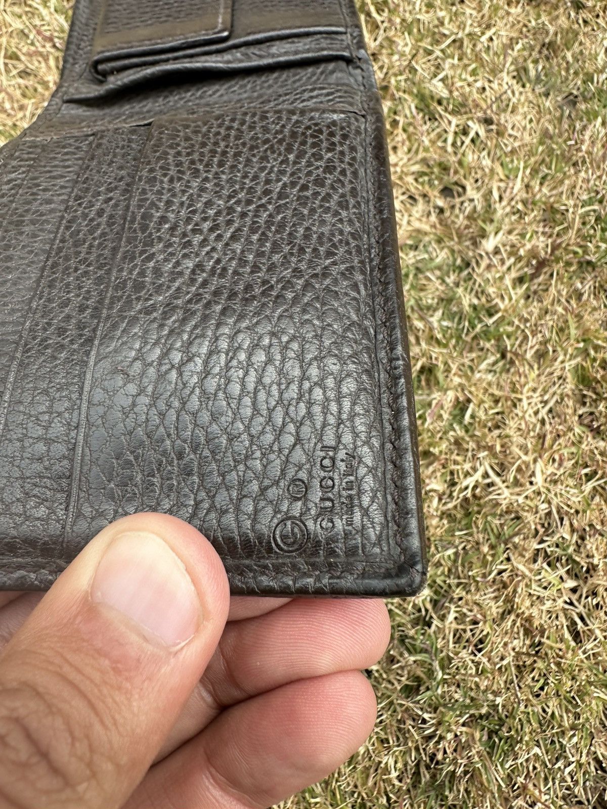 Gucci GUCCI MONOGRAM GG CANVAS LEATHER BI-FOLD WALLET ,COIN POUCH Size 26 - 3 Thumbnail
