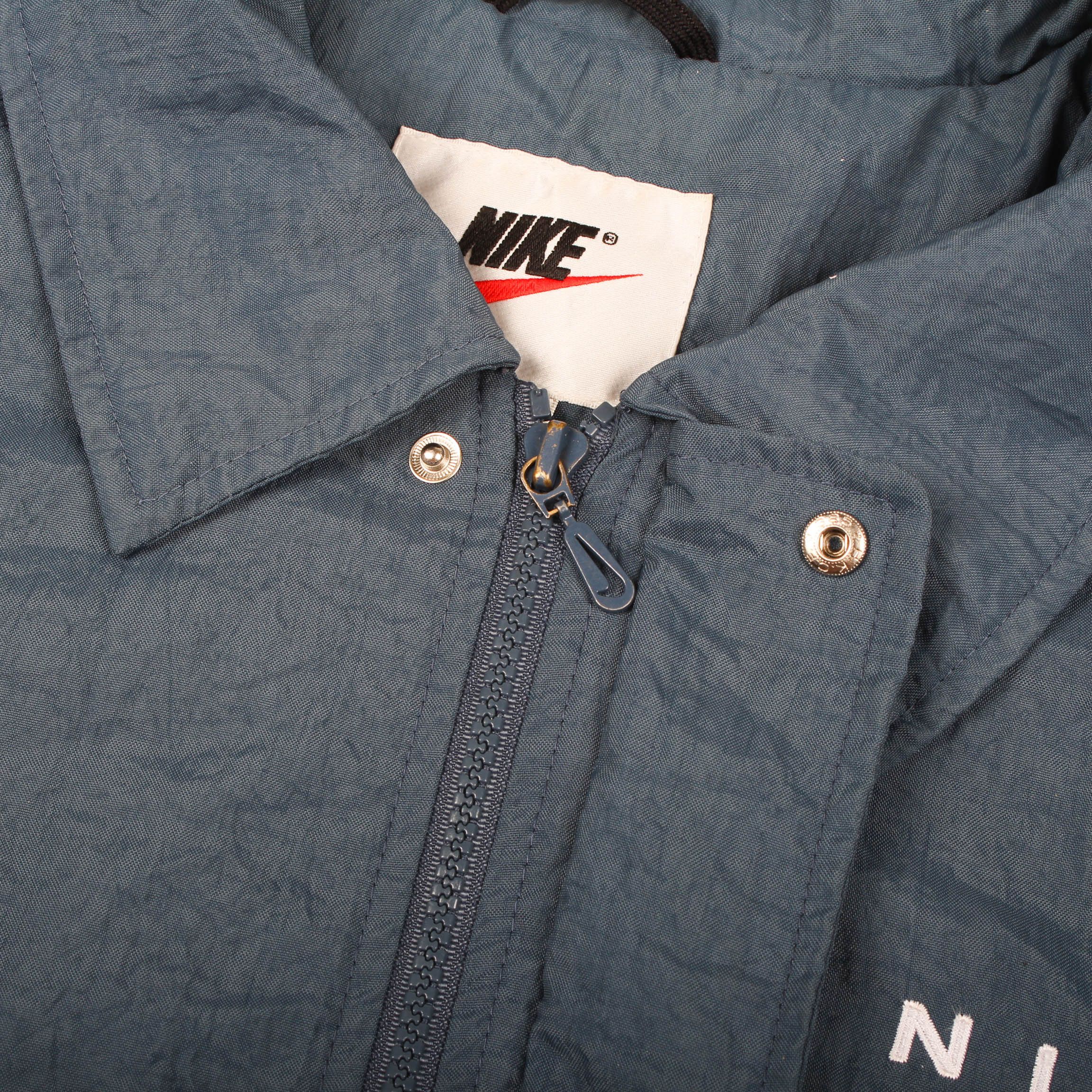 Nike Vintage Nike Big Swoosh Windbreaker Jacket 90s Size US XL / EU 56 / 4 - 7 Thumbnail