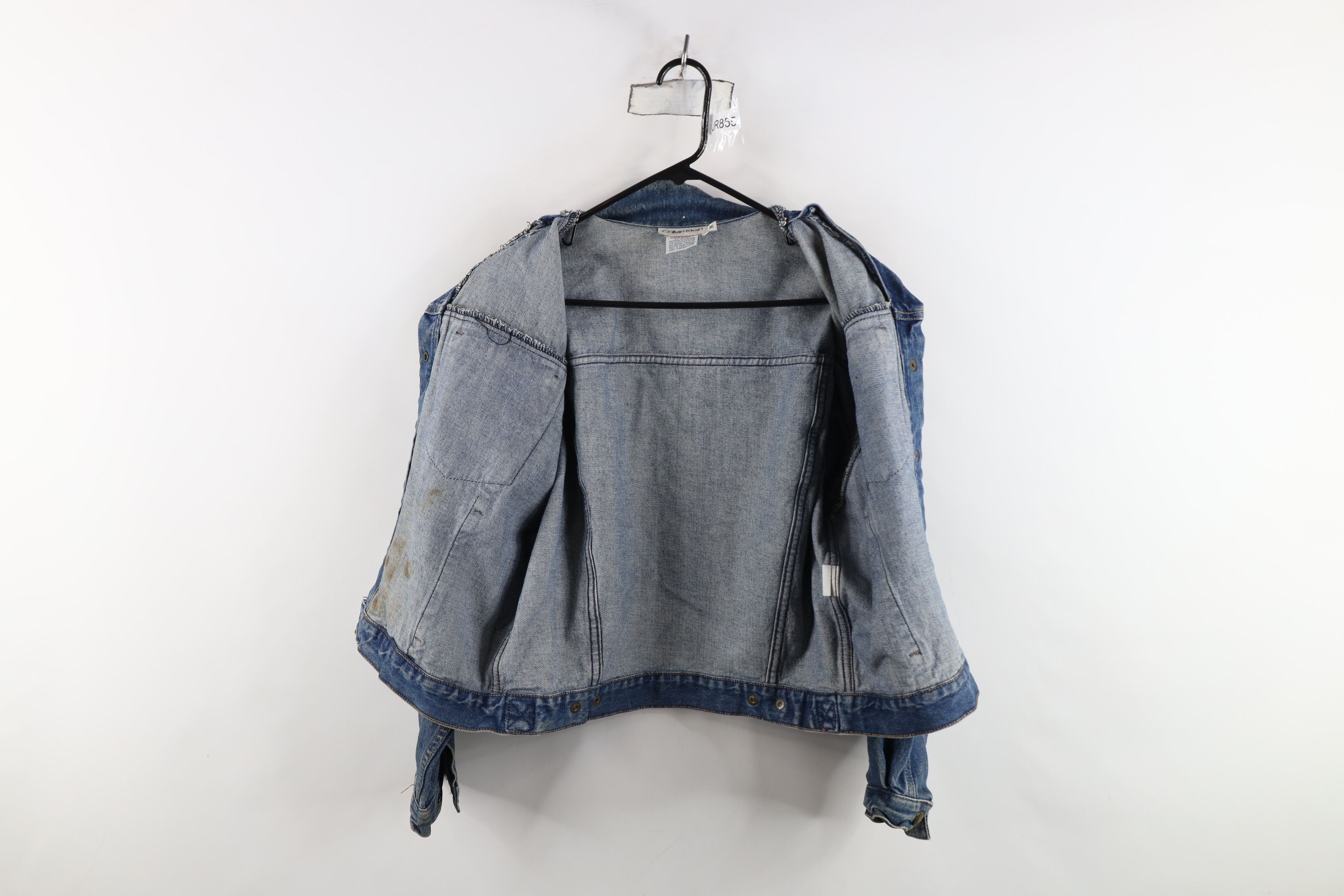 Calvin Klein Vintage 80s 90s Calvin Klein Denim Jean Trucker Jacket USA Size M / US 6-8 / IT 42-44 - 12 Thumbnail