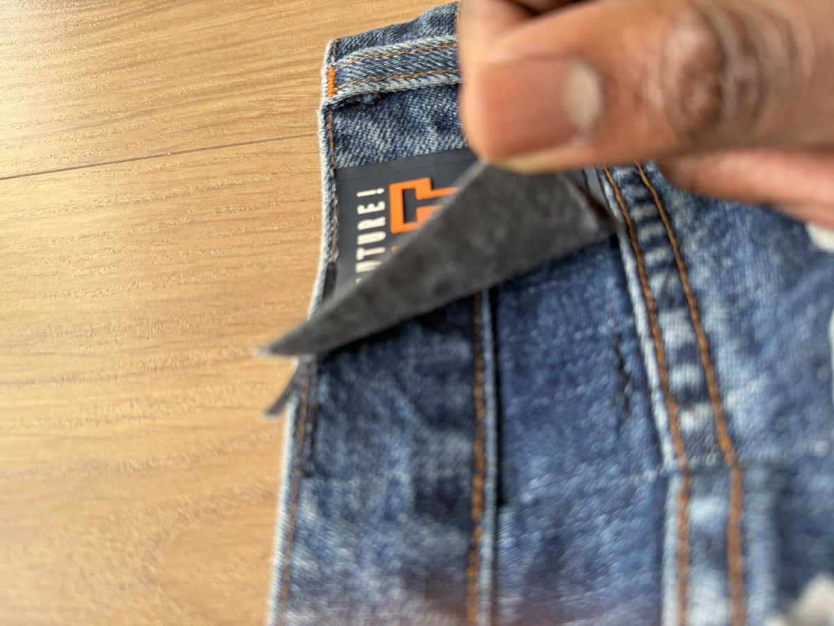 W&LT W&LT Bleach Graffiti Jeans Size US 33 - 5 Thumbnail